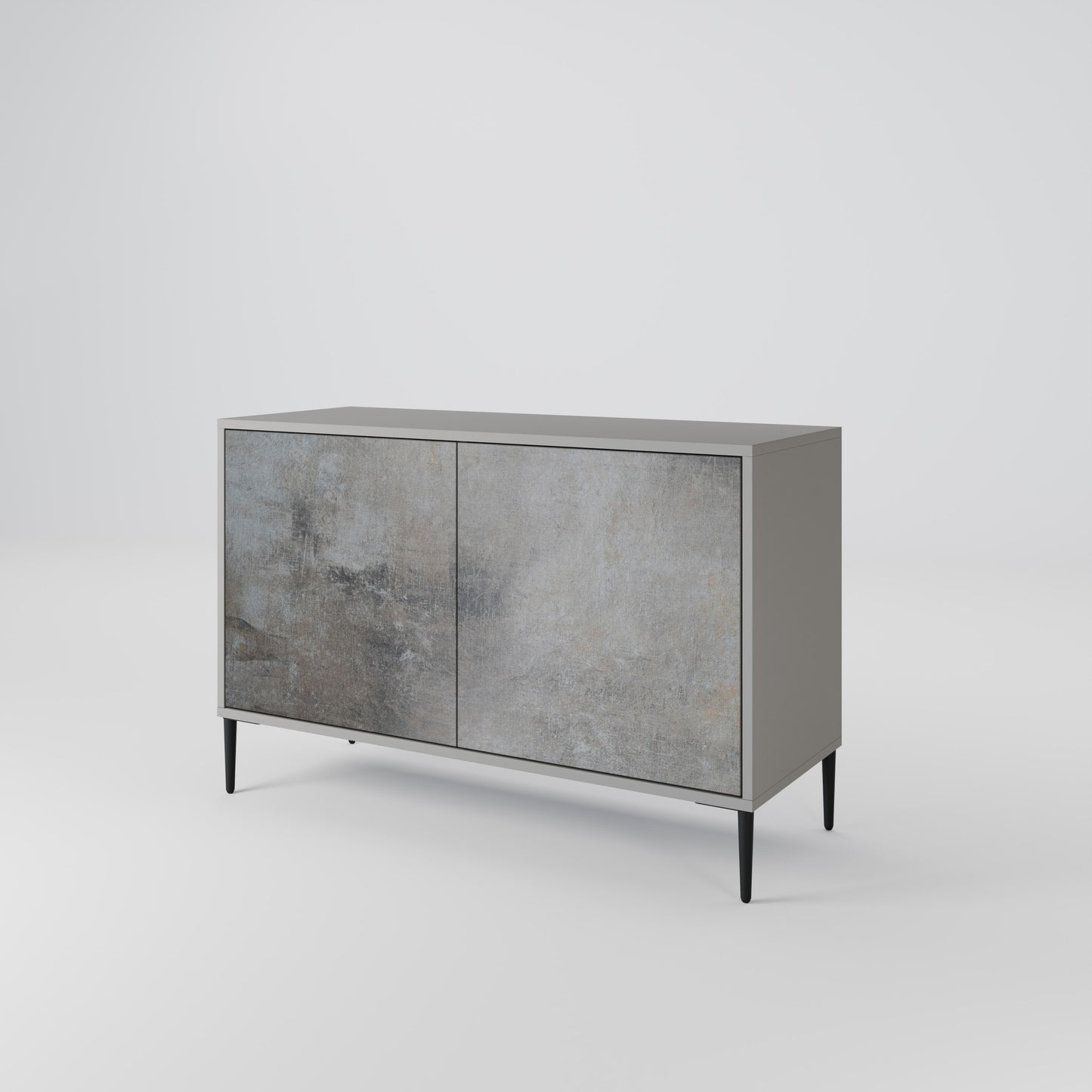 CONCRETE WALL Μπουφές 2-θυρών
