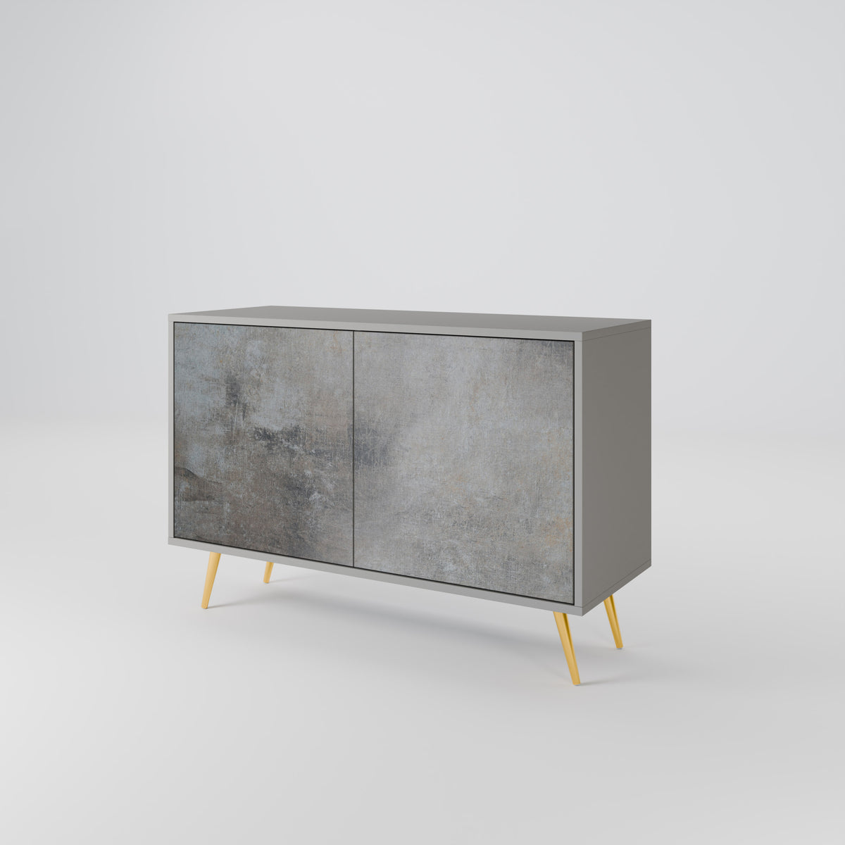 CONCRETE WALL Μπουφές 2-θυρών