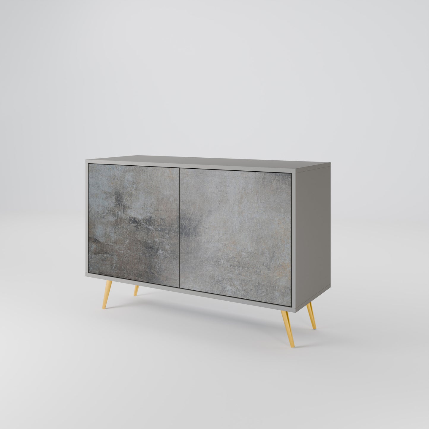 CONCRETE WALL Μπουφές 2-θυρών