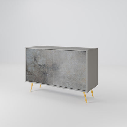 CONCRETE WALL Μπουφές 2-θυρών