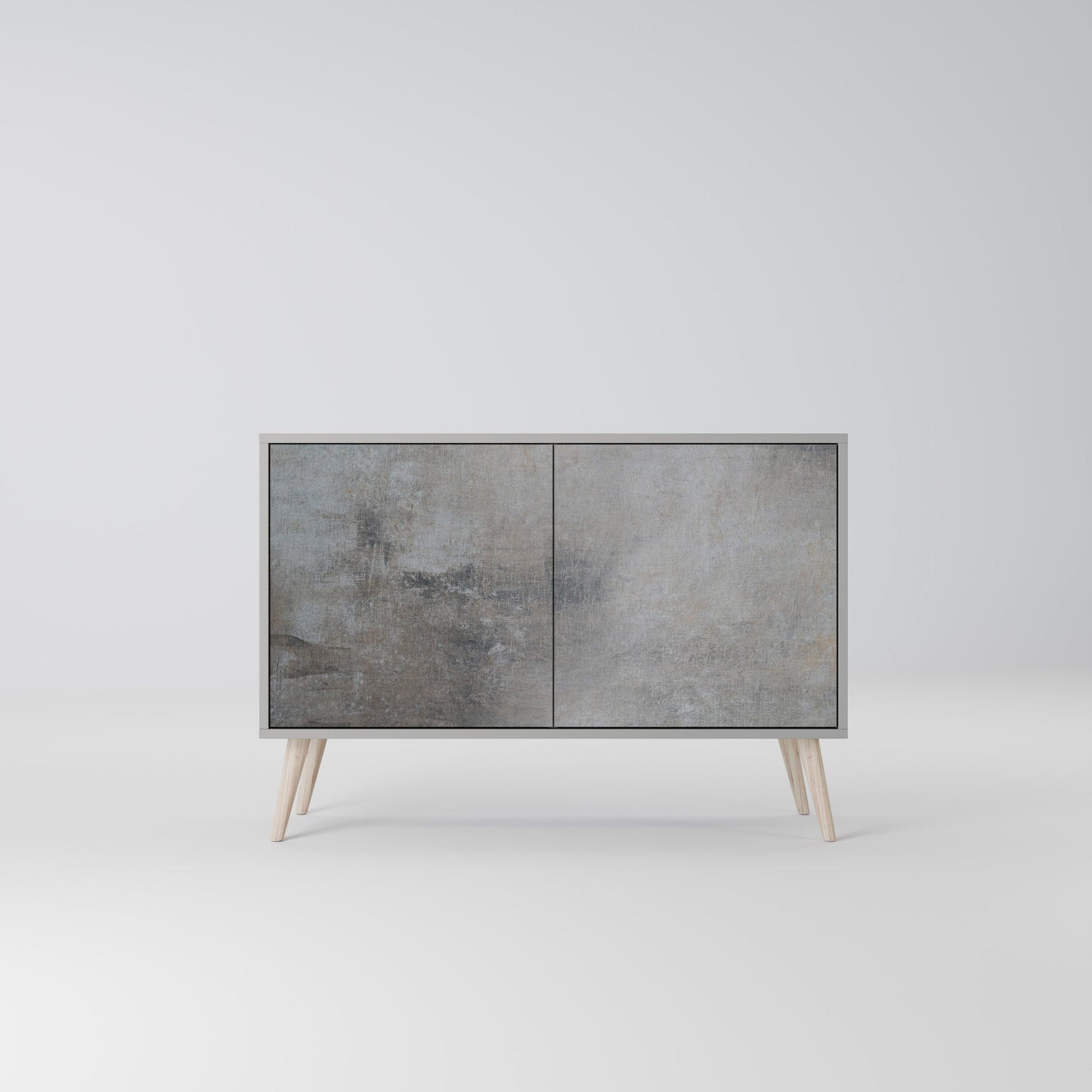 CONCRETE WALL Μπουφές 2-θυρών