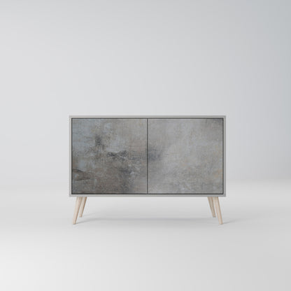 CONCRETE WALL Μπουφές 2-θυρών