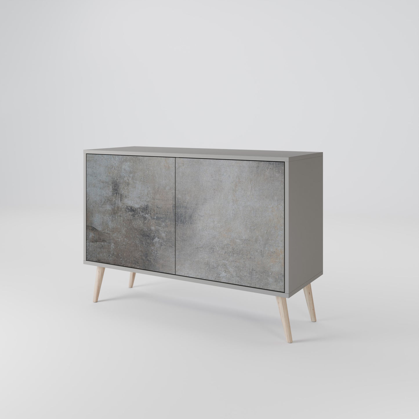 CONCRETE WALL Μπουφές 2-θυρών
