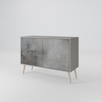 CONCRETE WALL Μπουφές 2-θυρών