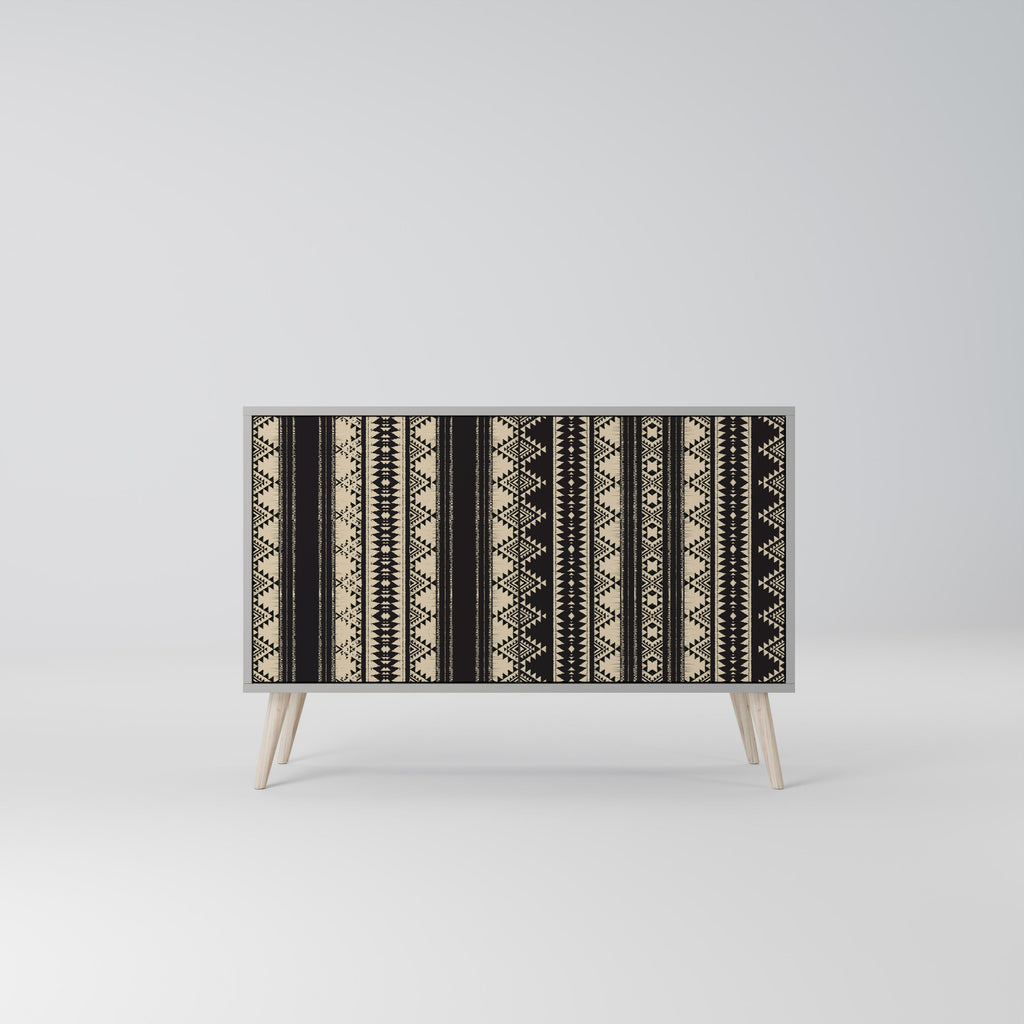 AZTEC 2-Door Sideboard in Grey Finish