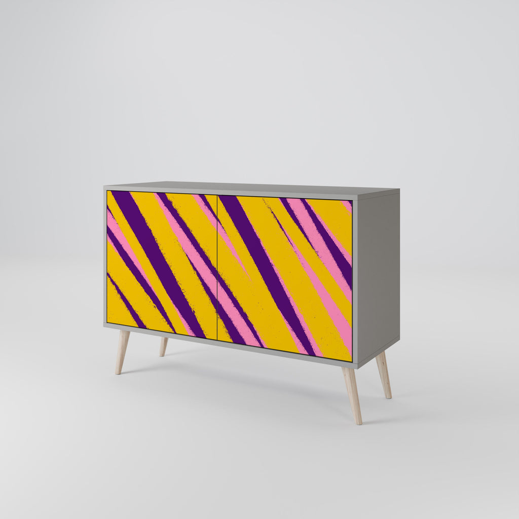 DREAMS COME TRUE 2-Door Sideboard in Grey Finish