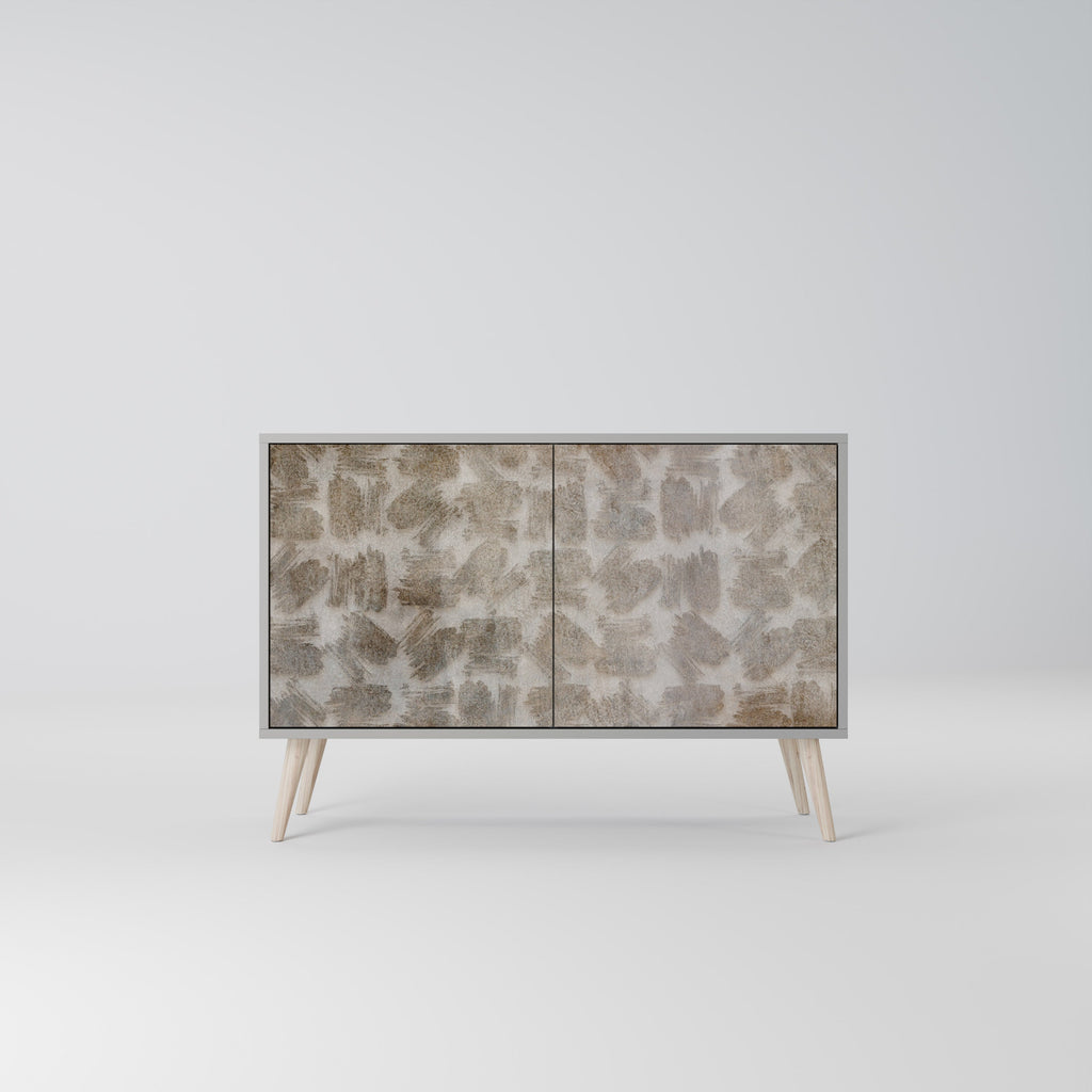 SLIGHTLY BLURRED 2-Door Sideboard in Grey Finish