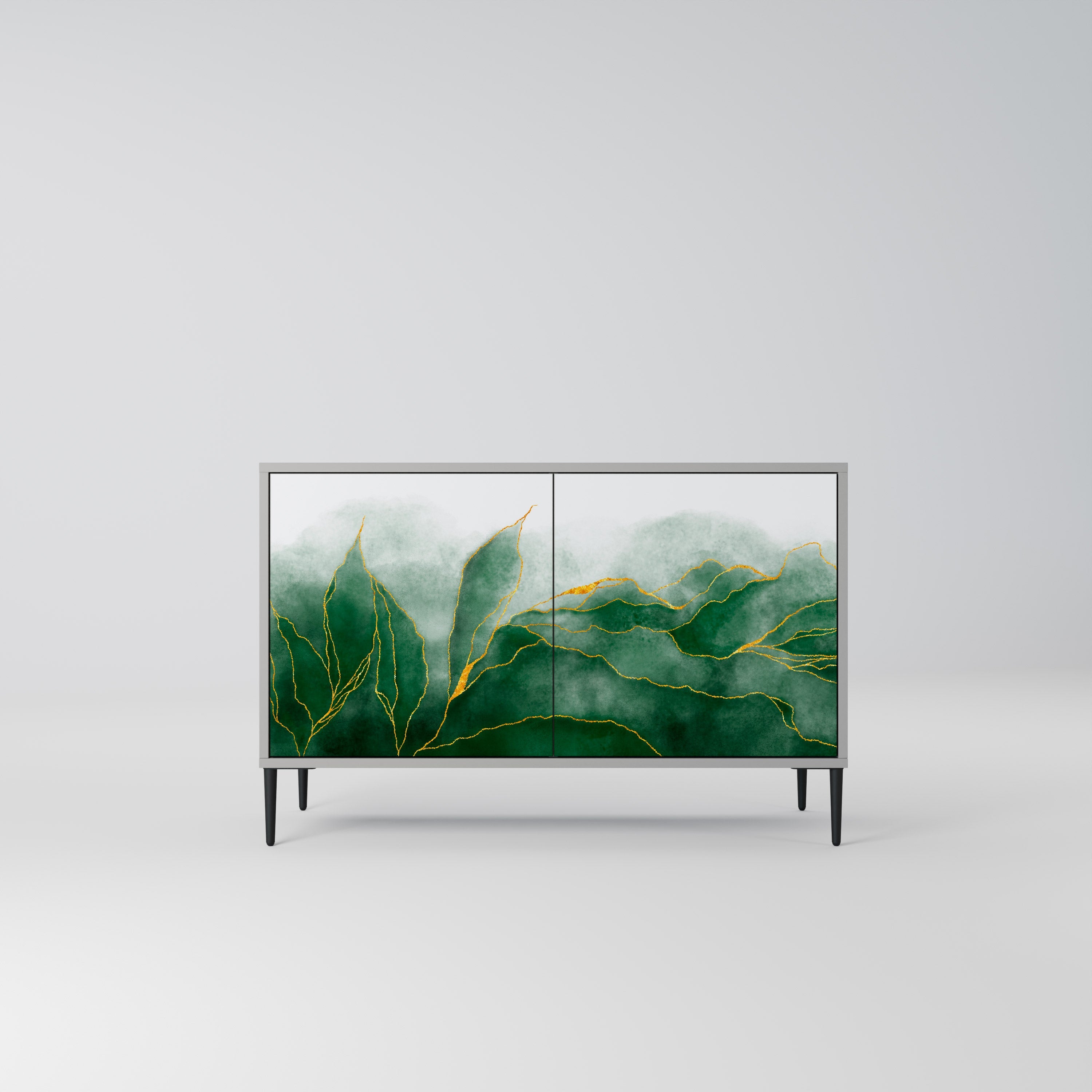 Μπουφές EXPENSIVE NATURE με 2 πόρτες σε γκρι φινίρισμα