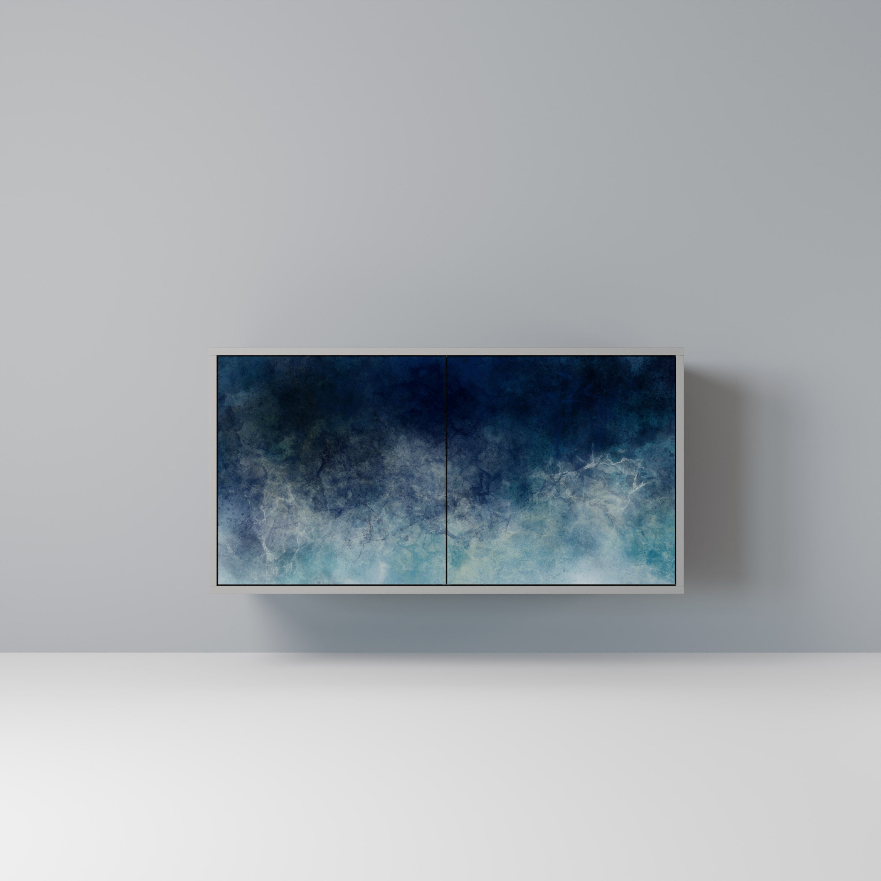 CELESTIAL FALL Μπουφές με 2 πόρτες σε γκρι φινίρισμα
