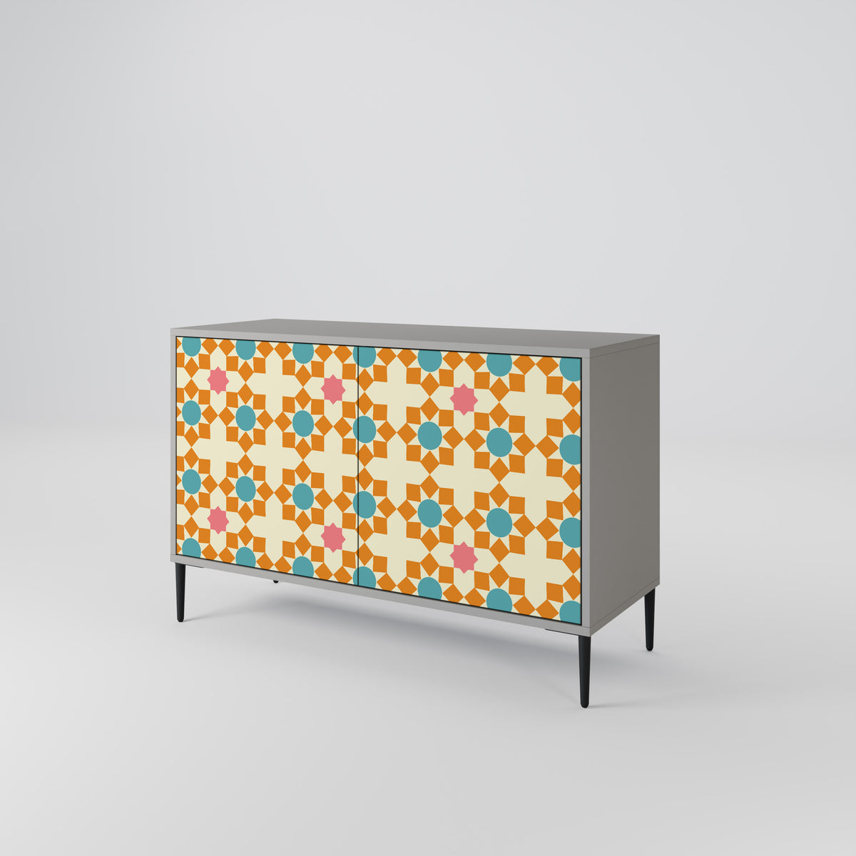 FLORAL DECOR Μπουφές 2-θυρών