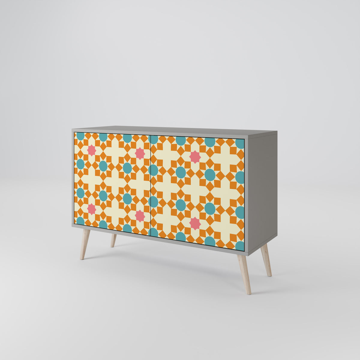 FLORAL DECOR Μπουφές 2-θυρών