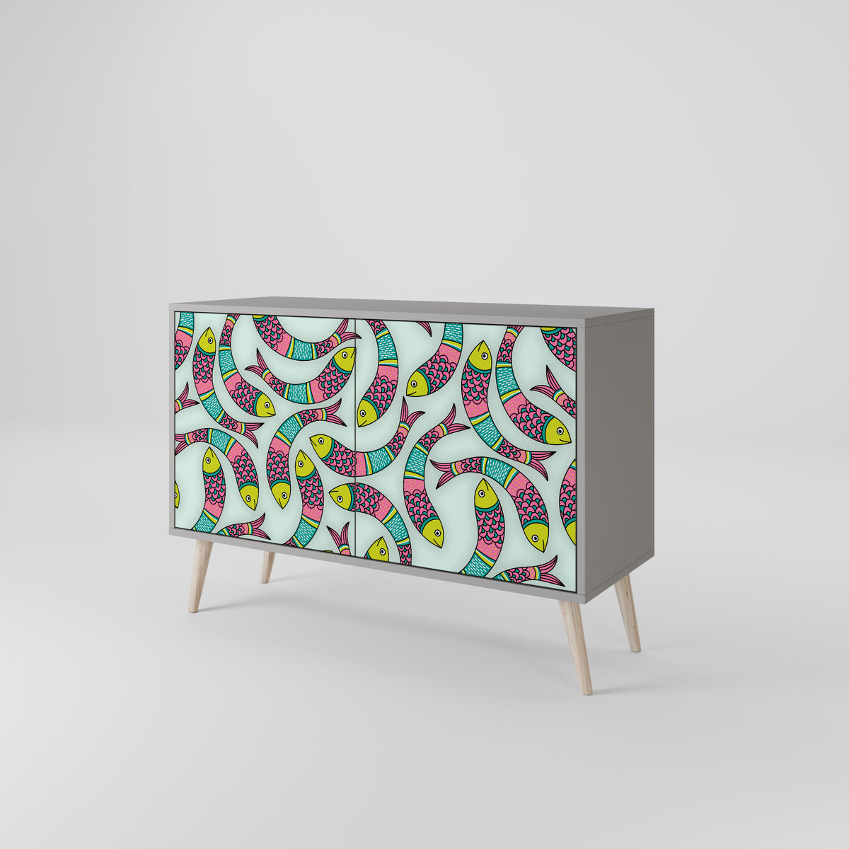 INDIAN FISH Μπουφές 2-θυρών