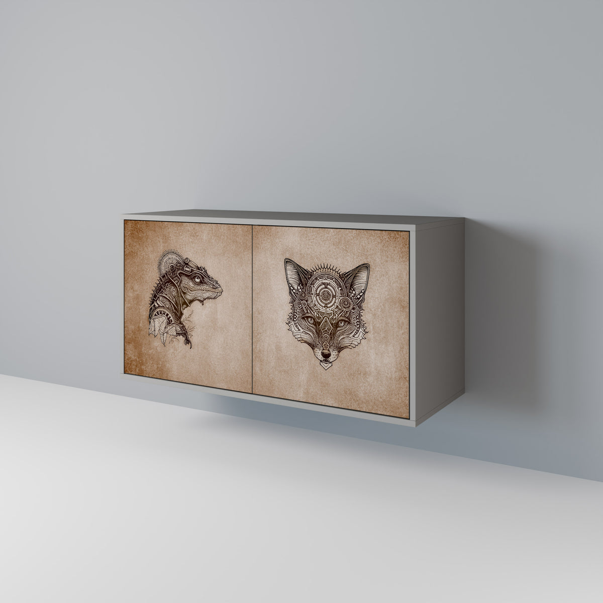 STEAMPUNK CLAN Μπουφές 2-θυρών