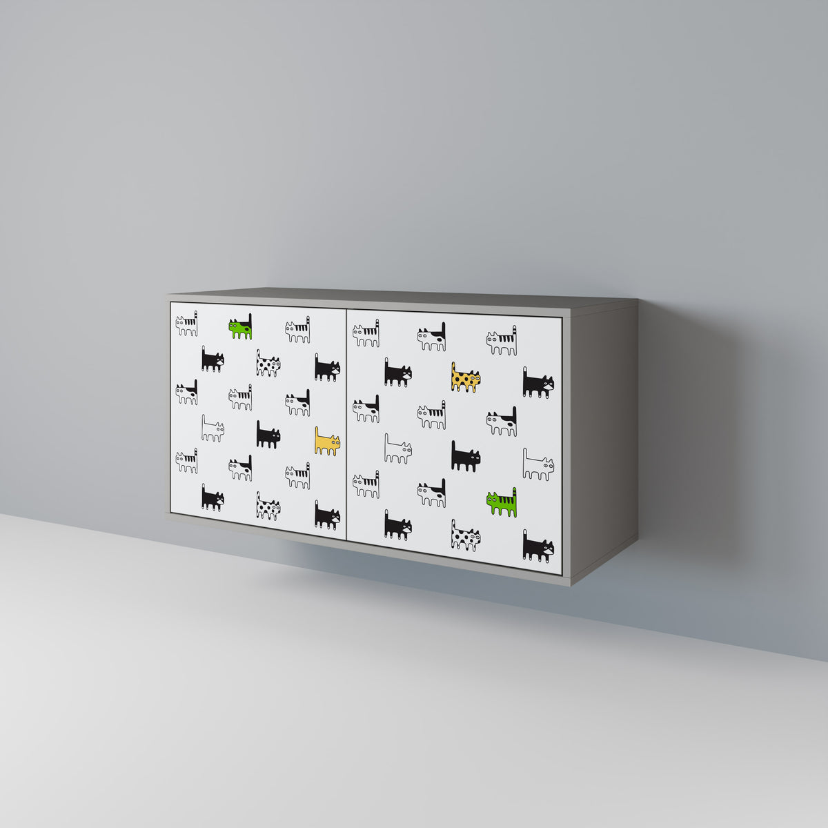 CATS COMPILATION Μπουφές 2-θυρών