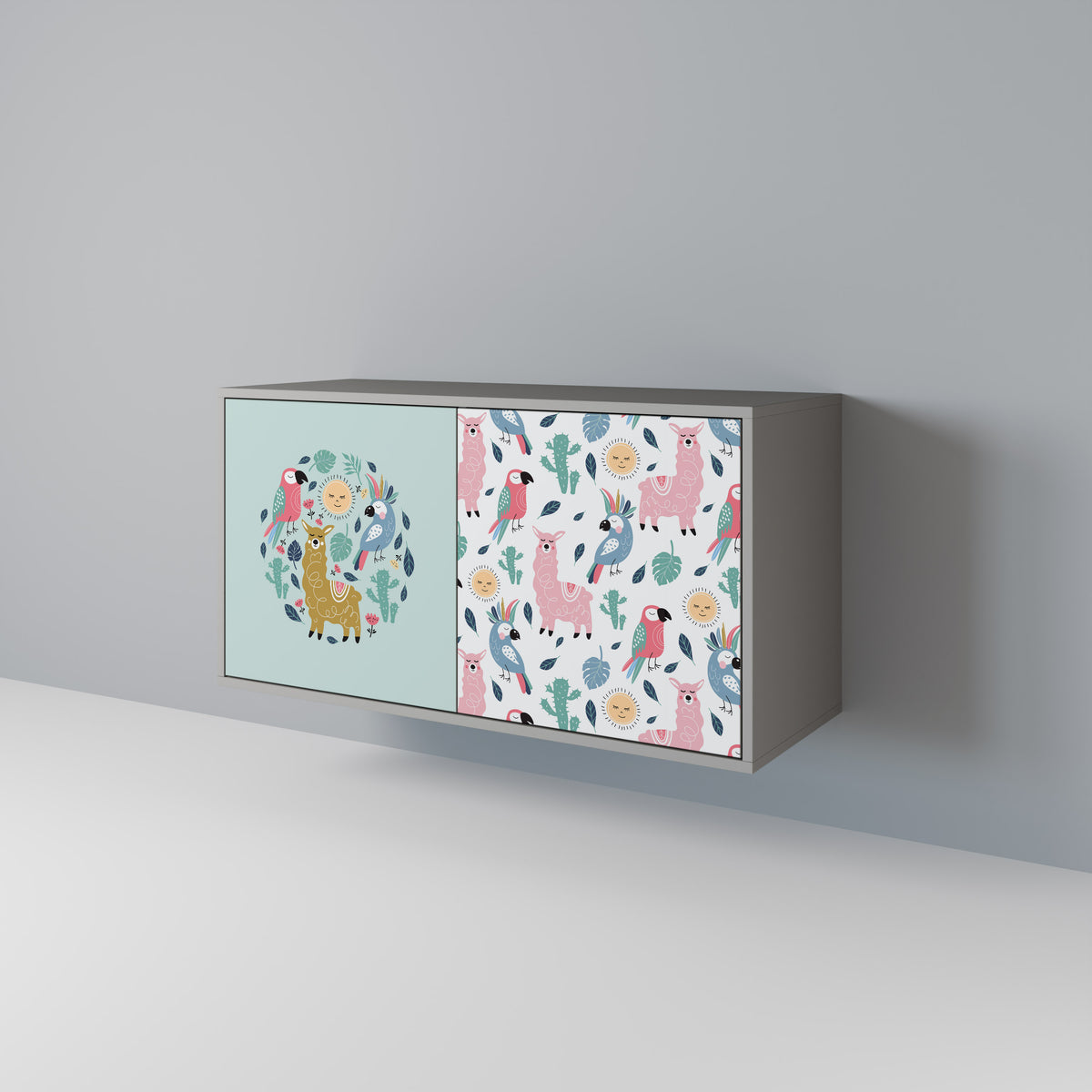 COLORFUL ALPACAS Μπουφές 2-θυρών