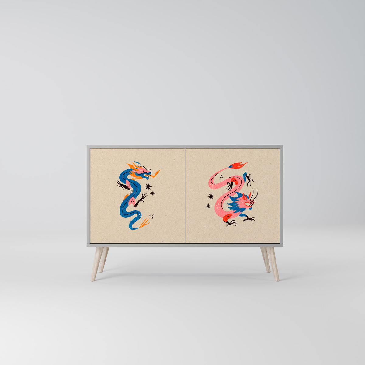 MYTHOLOGICAL CREATURES Μπουφές 2-θυρών