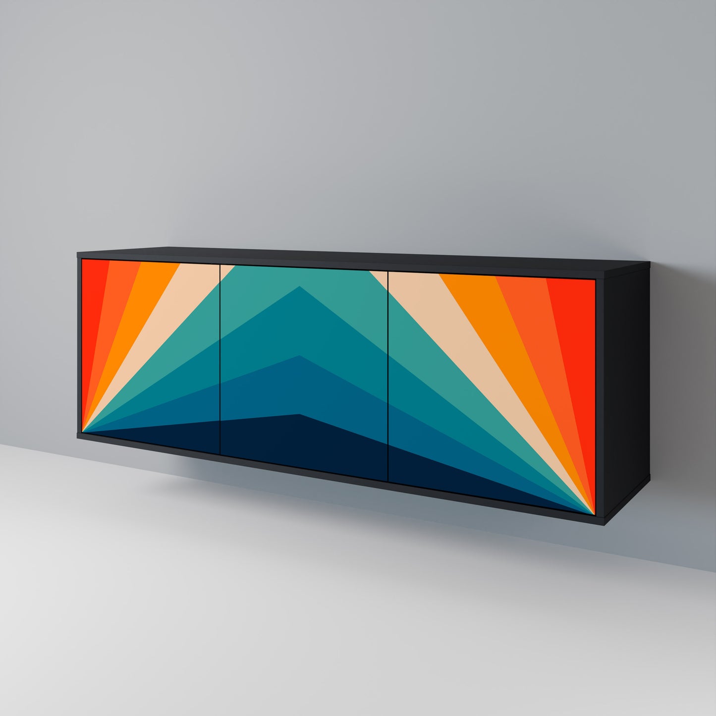 PRISM CONCUSSION 3-Door Sideboard