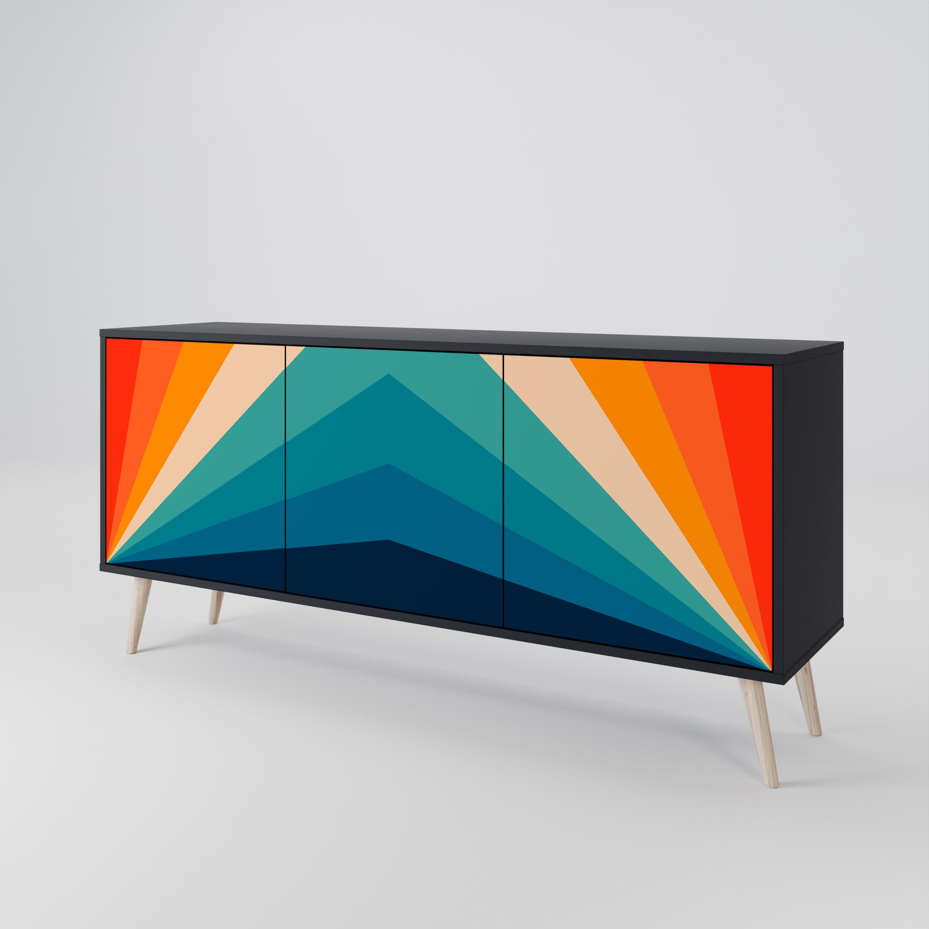 PRISM CONCUSSION 3-Door Sideboard