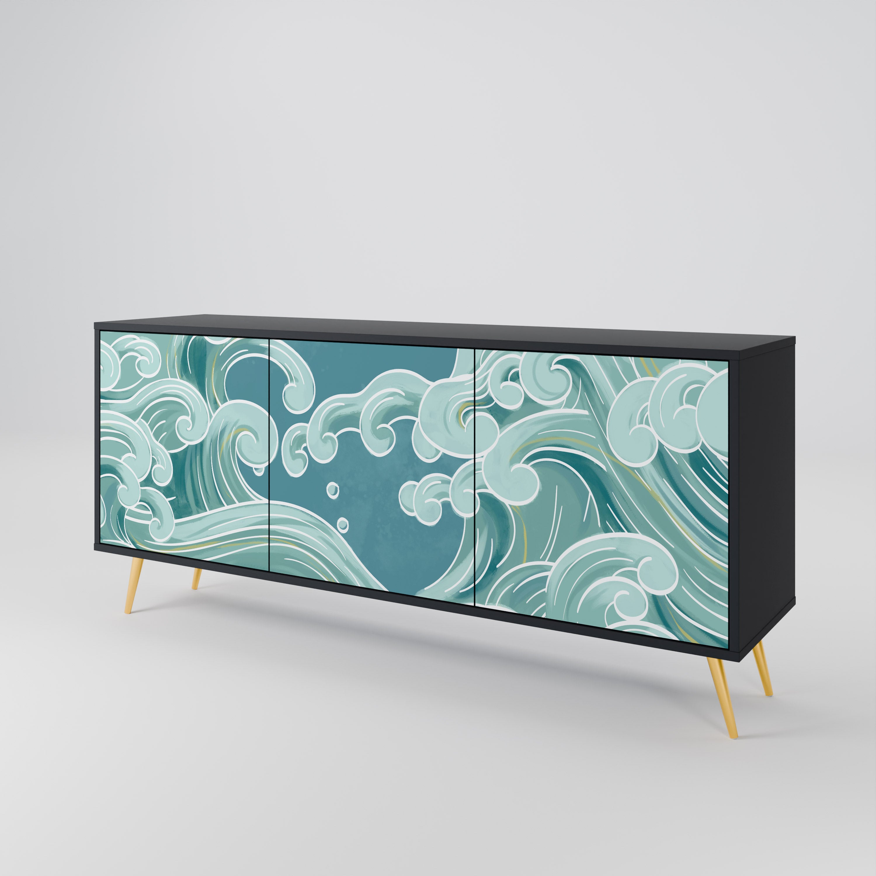 ASIAN SWAY 3-Door Sideboard