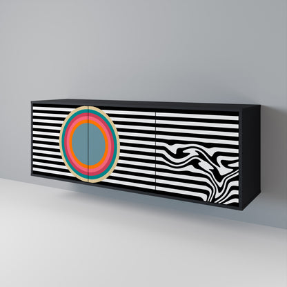 SPECTRA SHOWCASE Μπουφές 3-θυρών