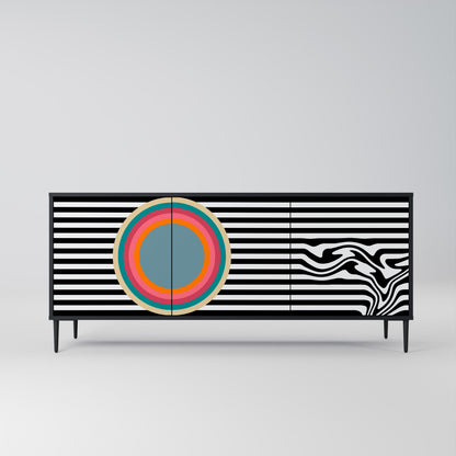 SPECTRA SHOWCASE Μπουφές 3-θυρών