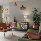 GEOMETRIC GLIMMER Μπουφές 3-θυρών