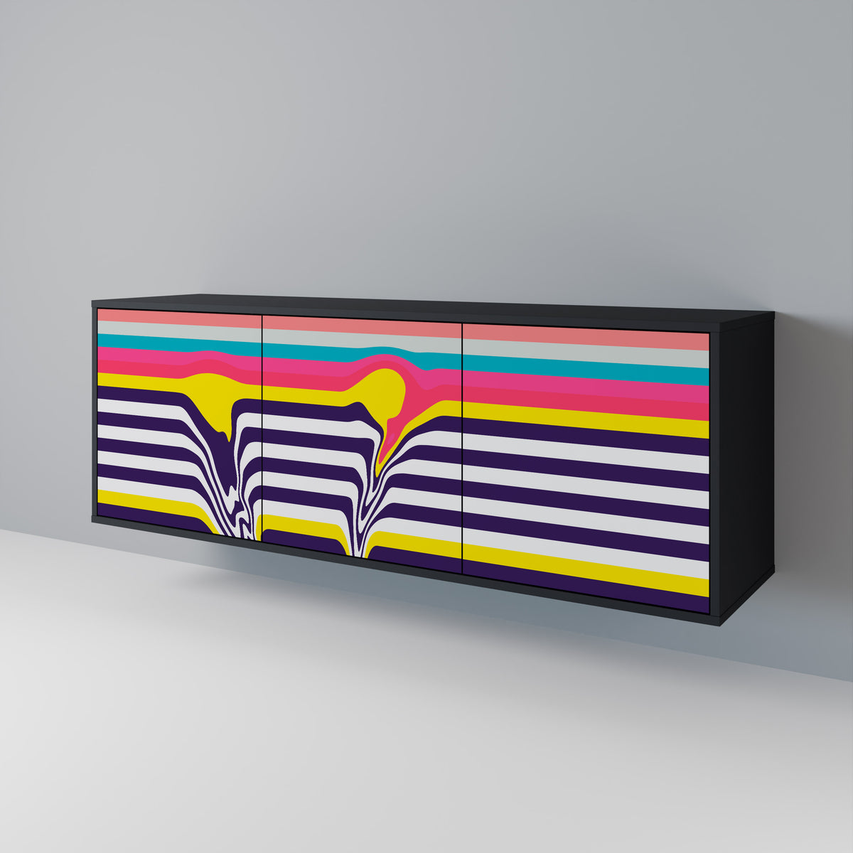 TONE COLLAPSE 3-Door Sideboard