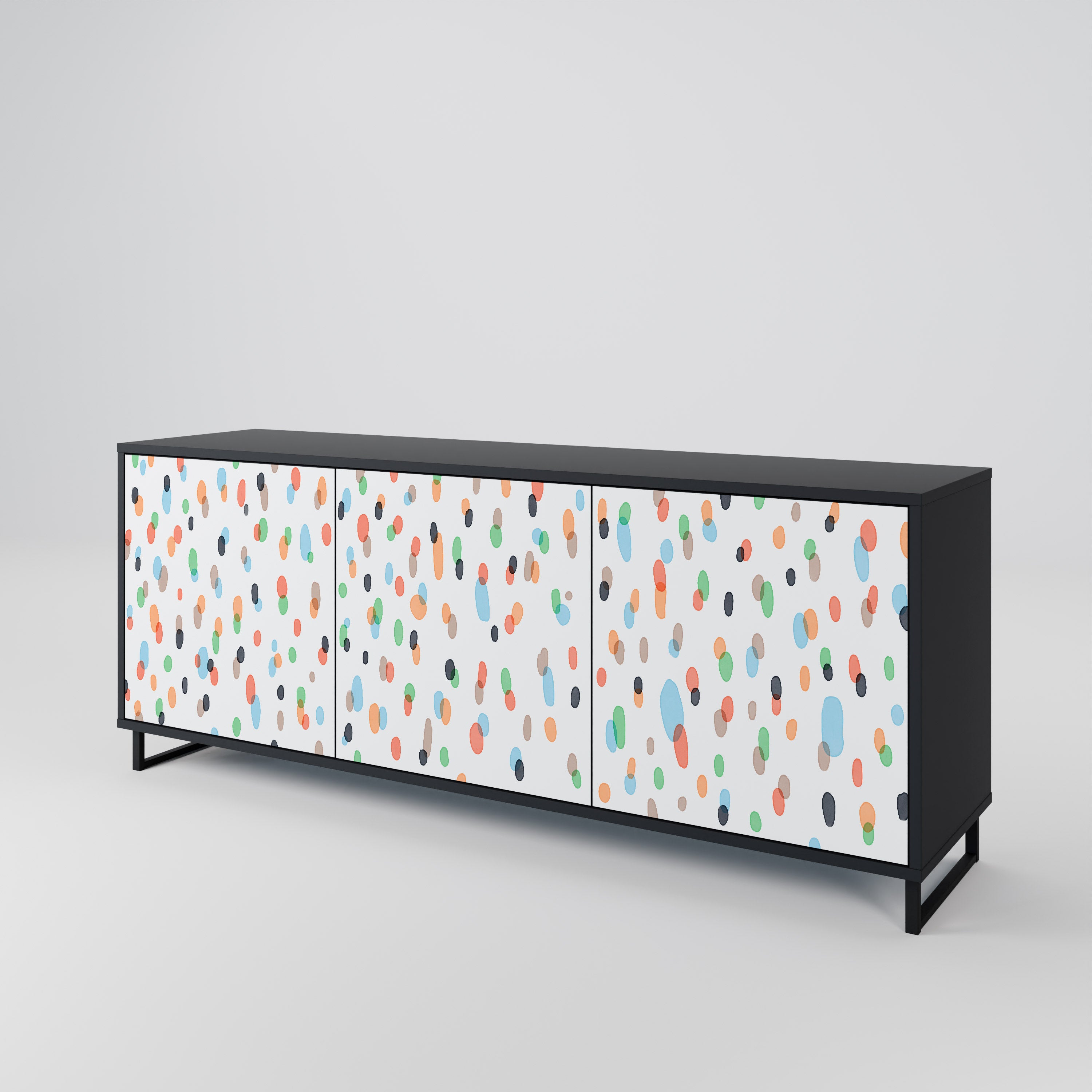 ENERGETIC SPOTS 3-Door Sideboard