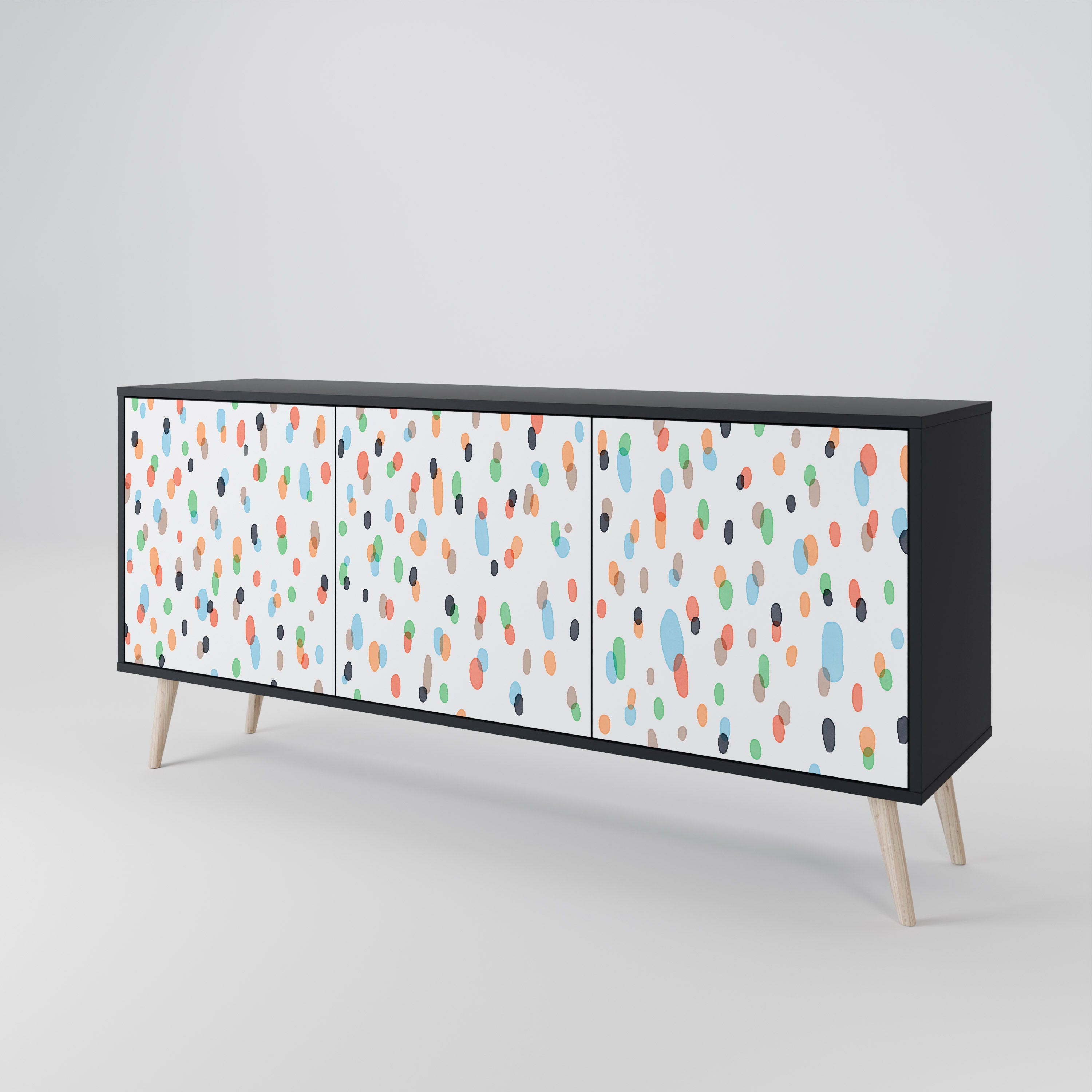 ENERGETIC SPOTS 3-Door Sideboard