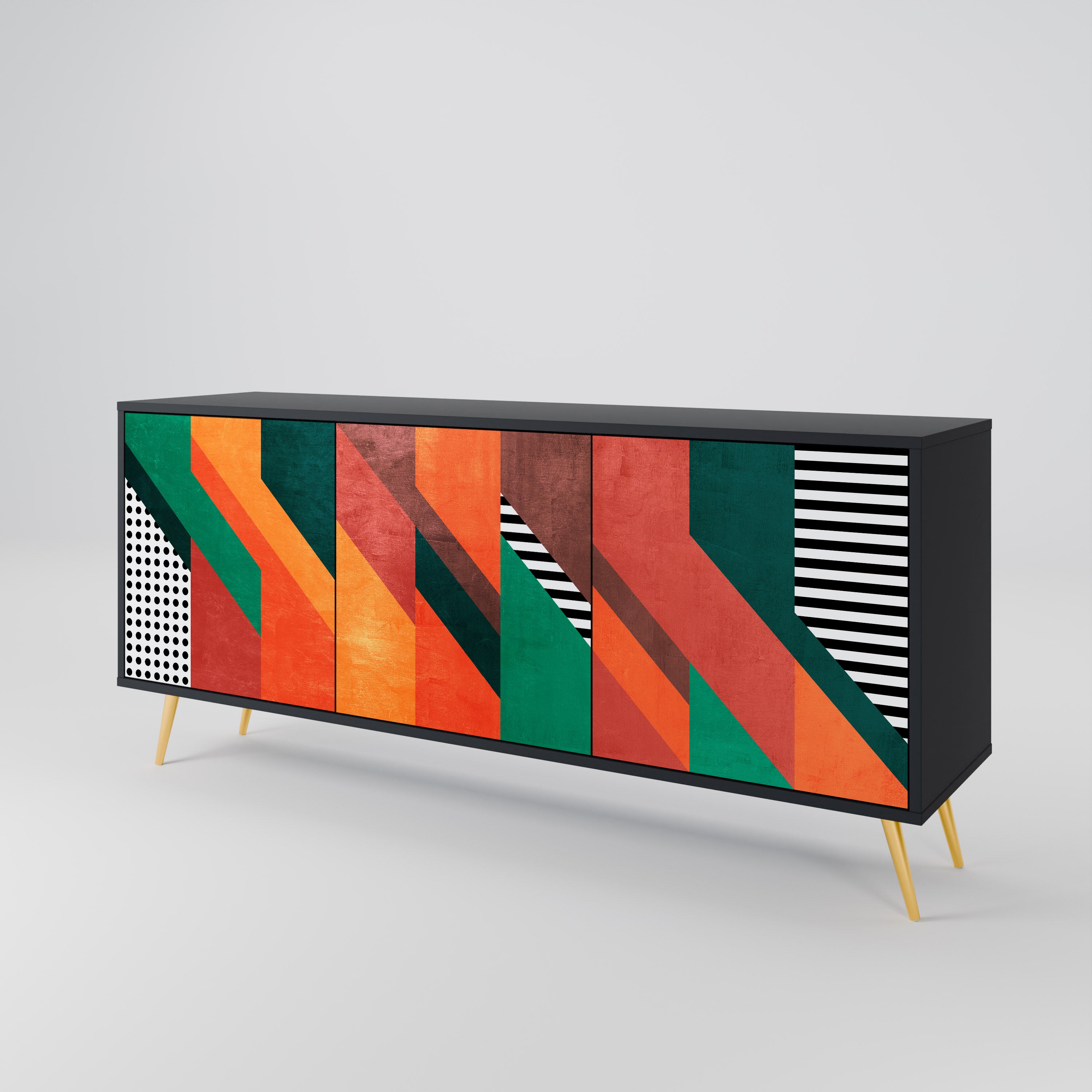 MAKESHIFT ARTISTRY 3-Door Sideboard