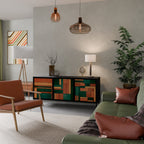 EARTHY FIGURES Μπουφές 3-θυρών