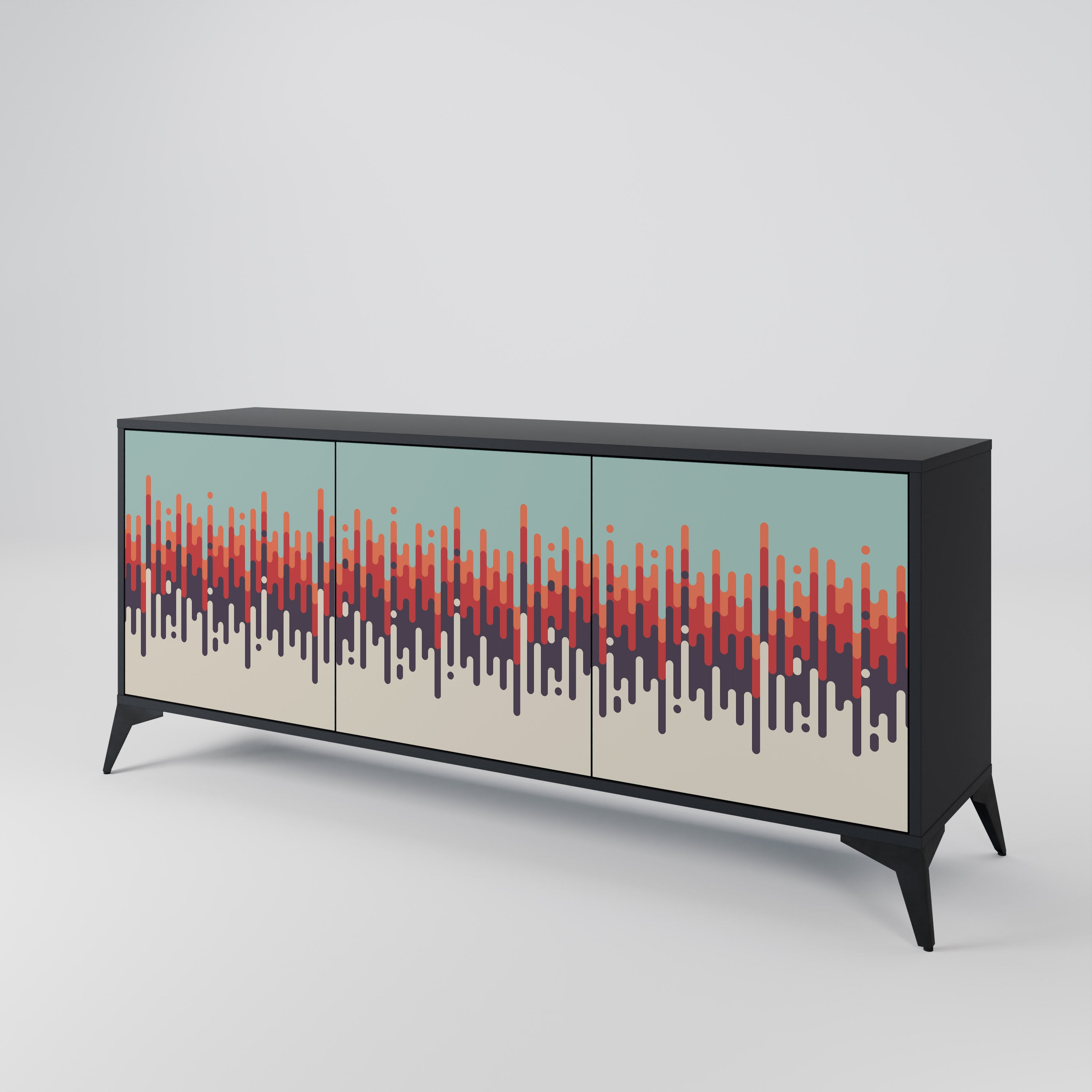 CHROMA CONTOURS 3-Door Sideboard