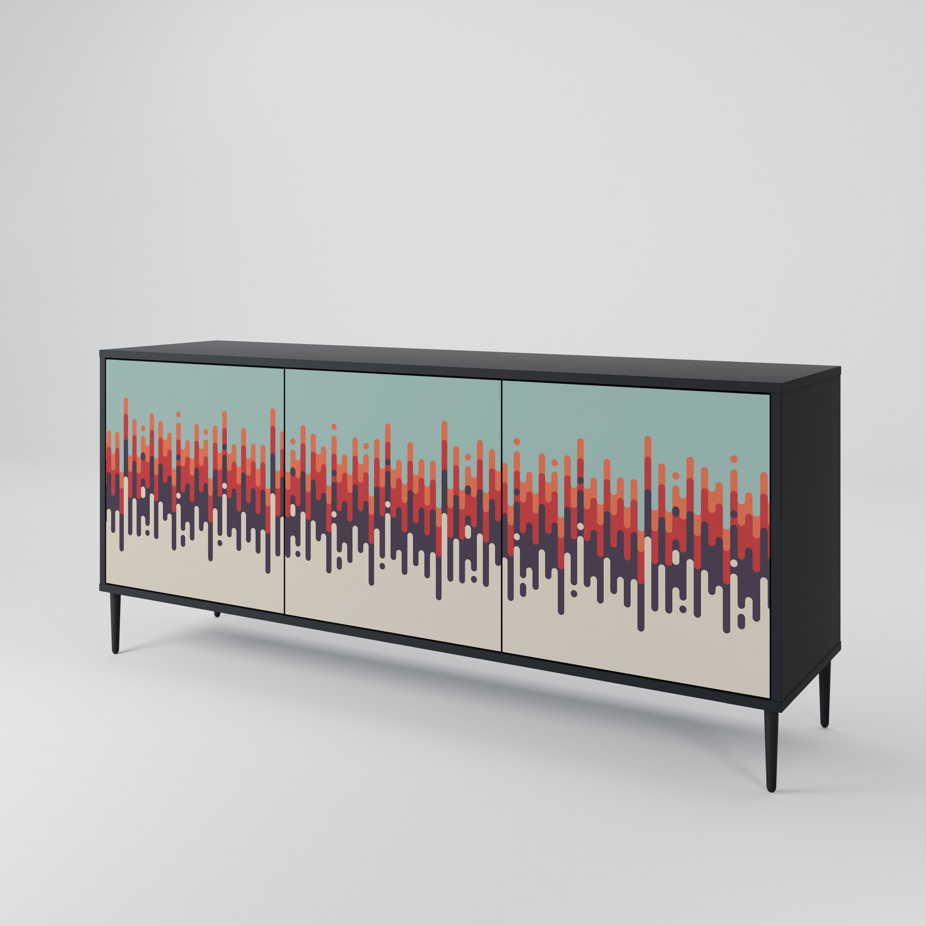 CHROMA CONTOURS 3-Door Sideboard