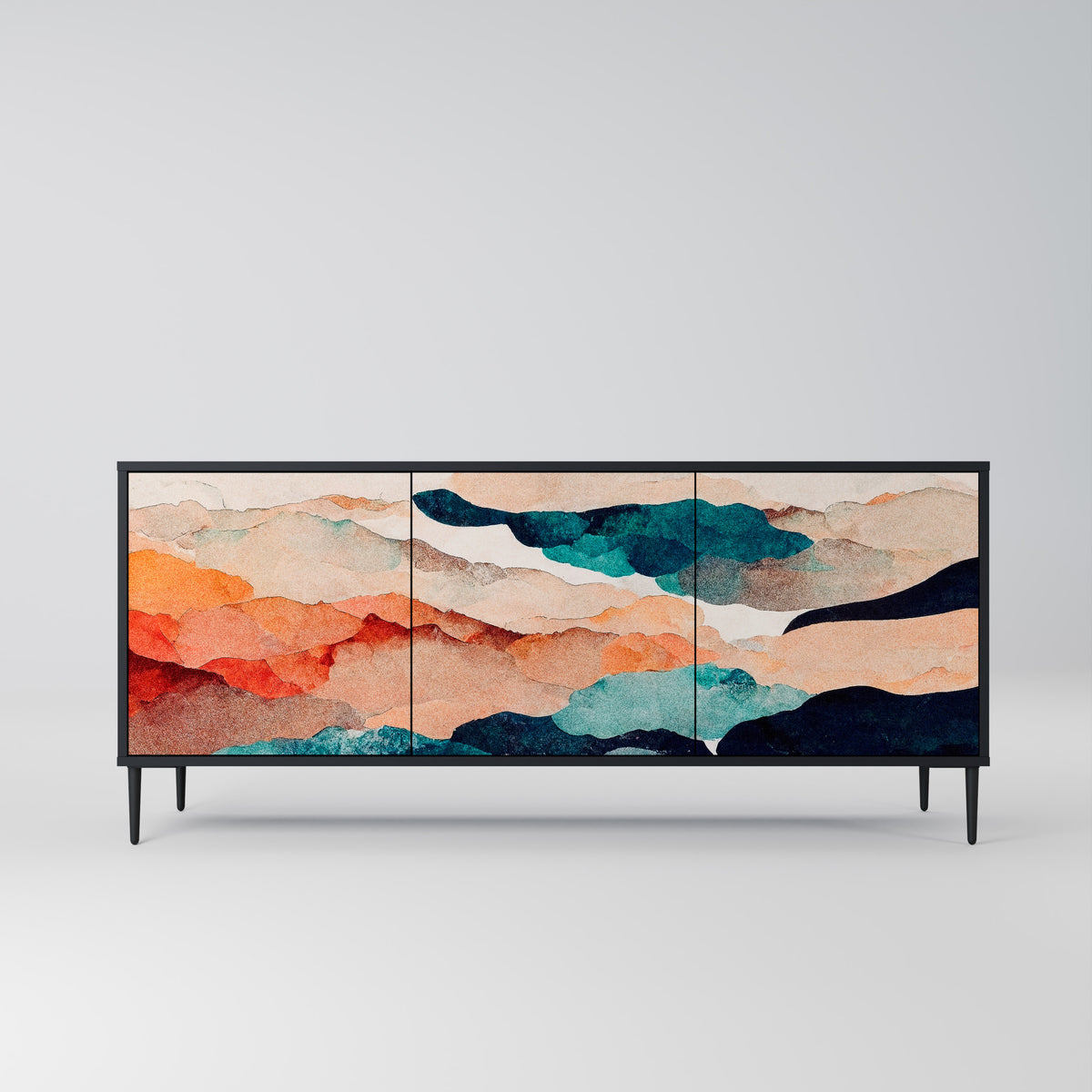 ABSTRACT LANDSCAPE Μπουφές 3-θυρών