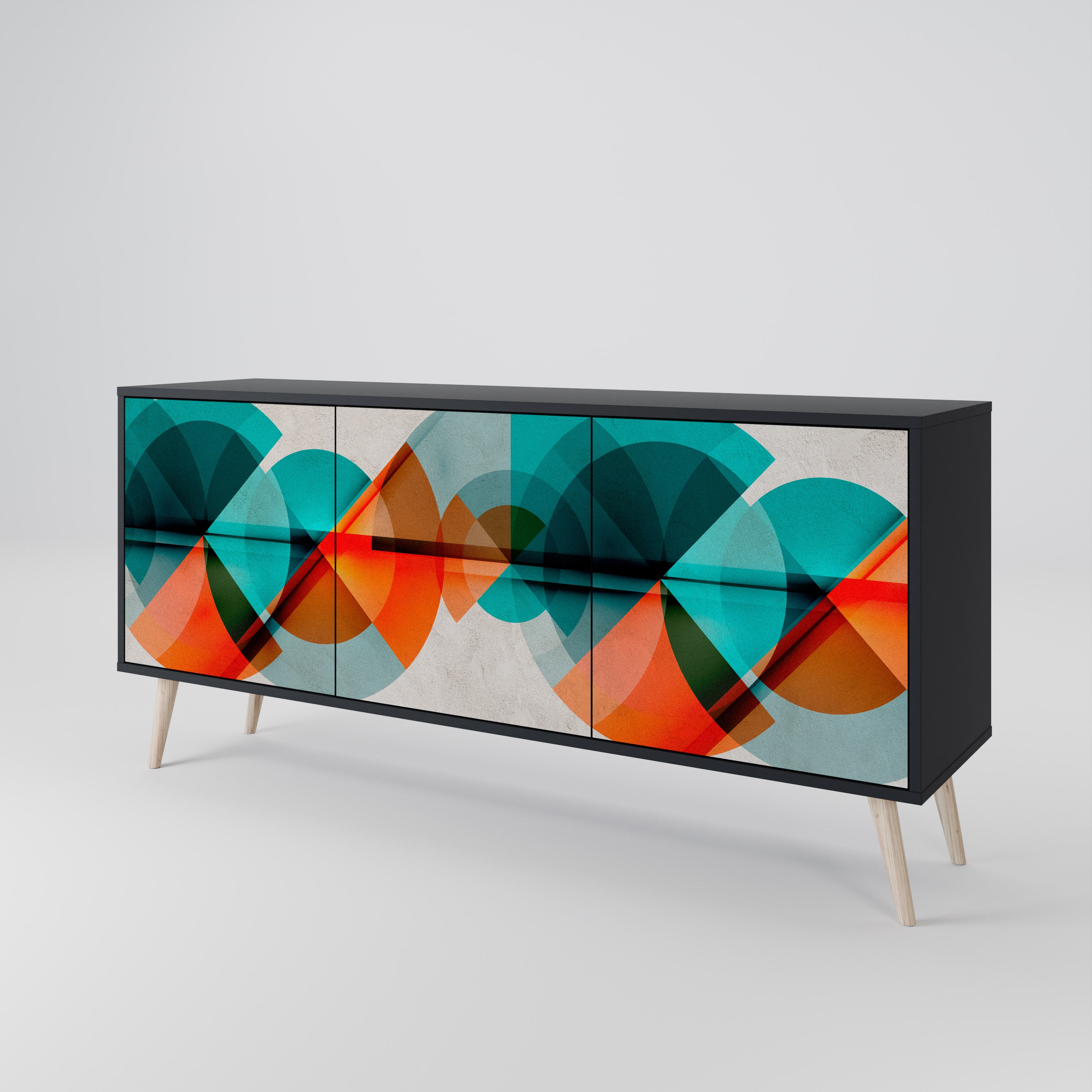 CIRCULAR RHAPSODY 3-Door Sideboard