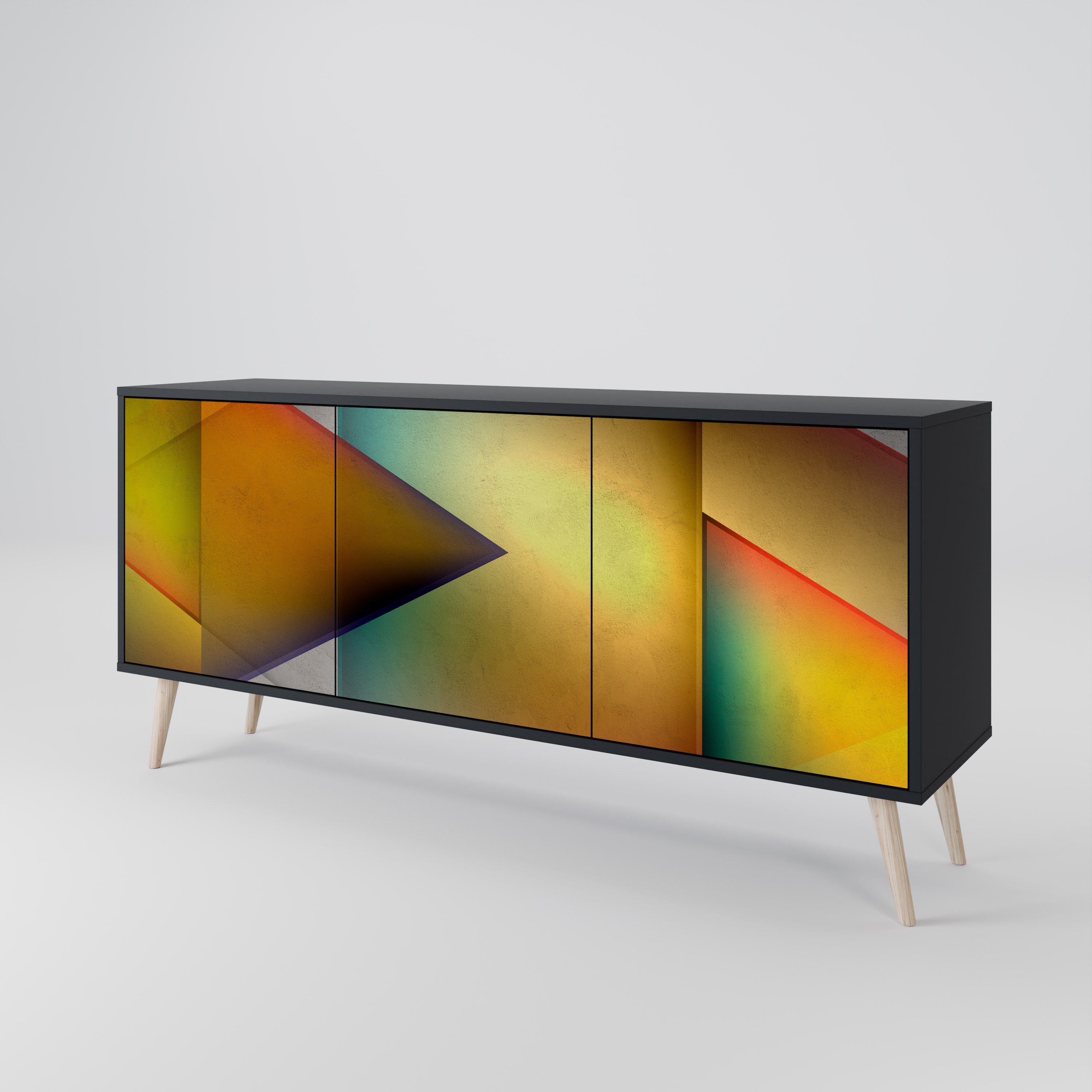 PIERCING SHARPNESS 3-Door Sideboard