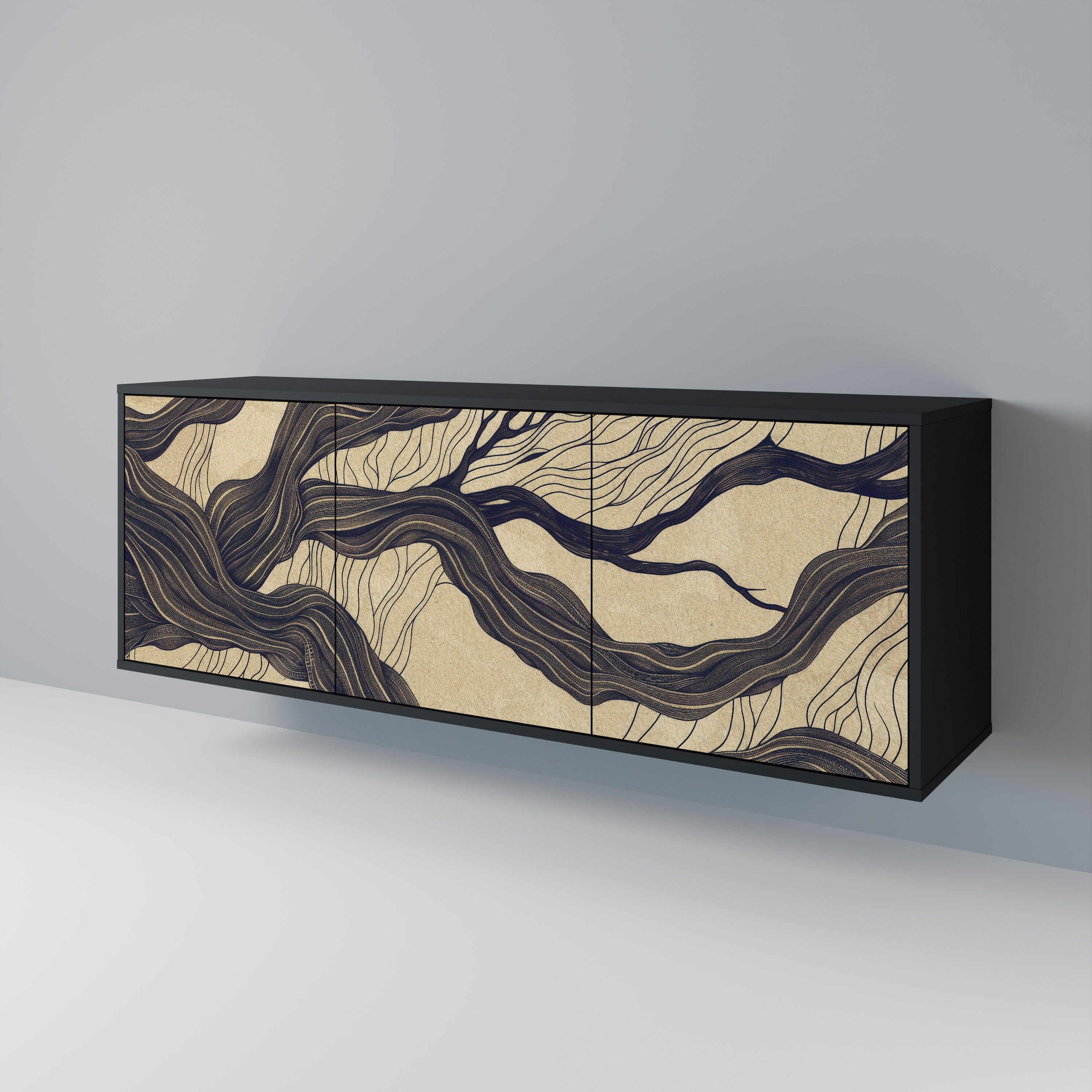 UNIFIED FRAGMENTS 3-Door Sideboard