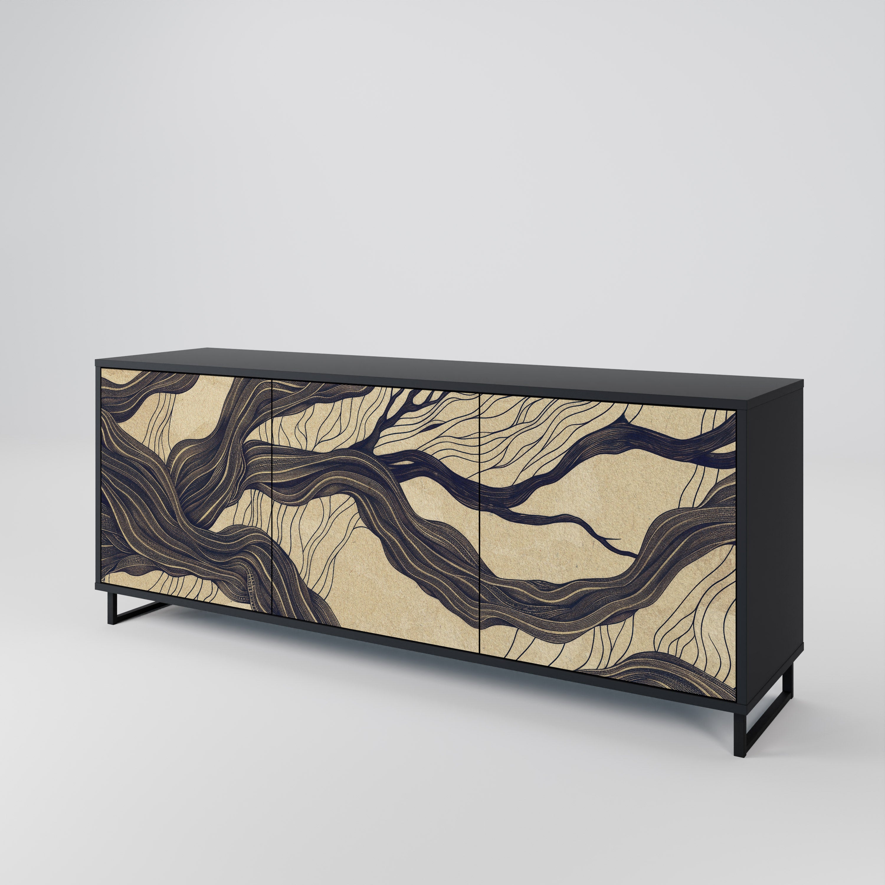 UNIFIED FRAGMENTS 3-Door Sideboard
