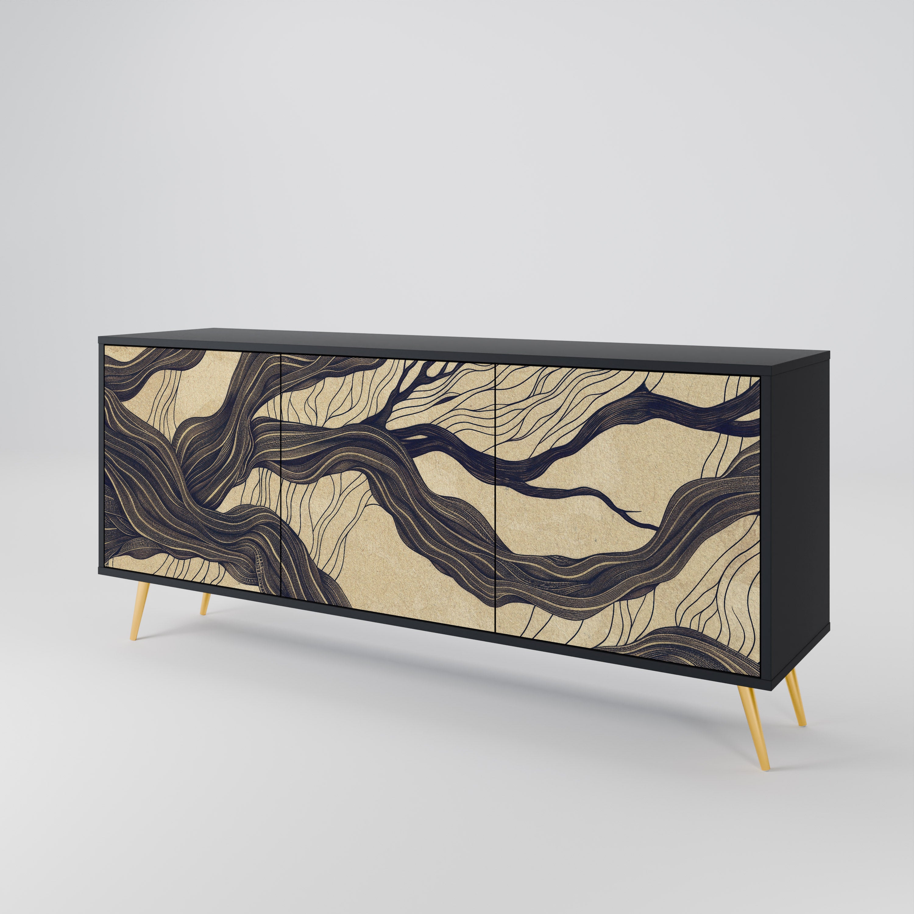 UNIFIED FRAGMENTS 3-Door Sideboard
