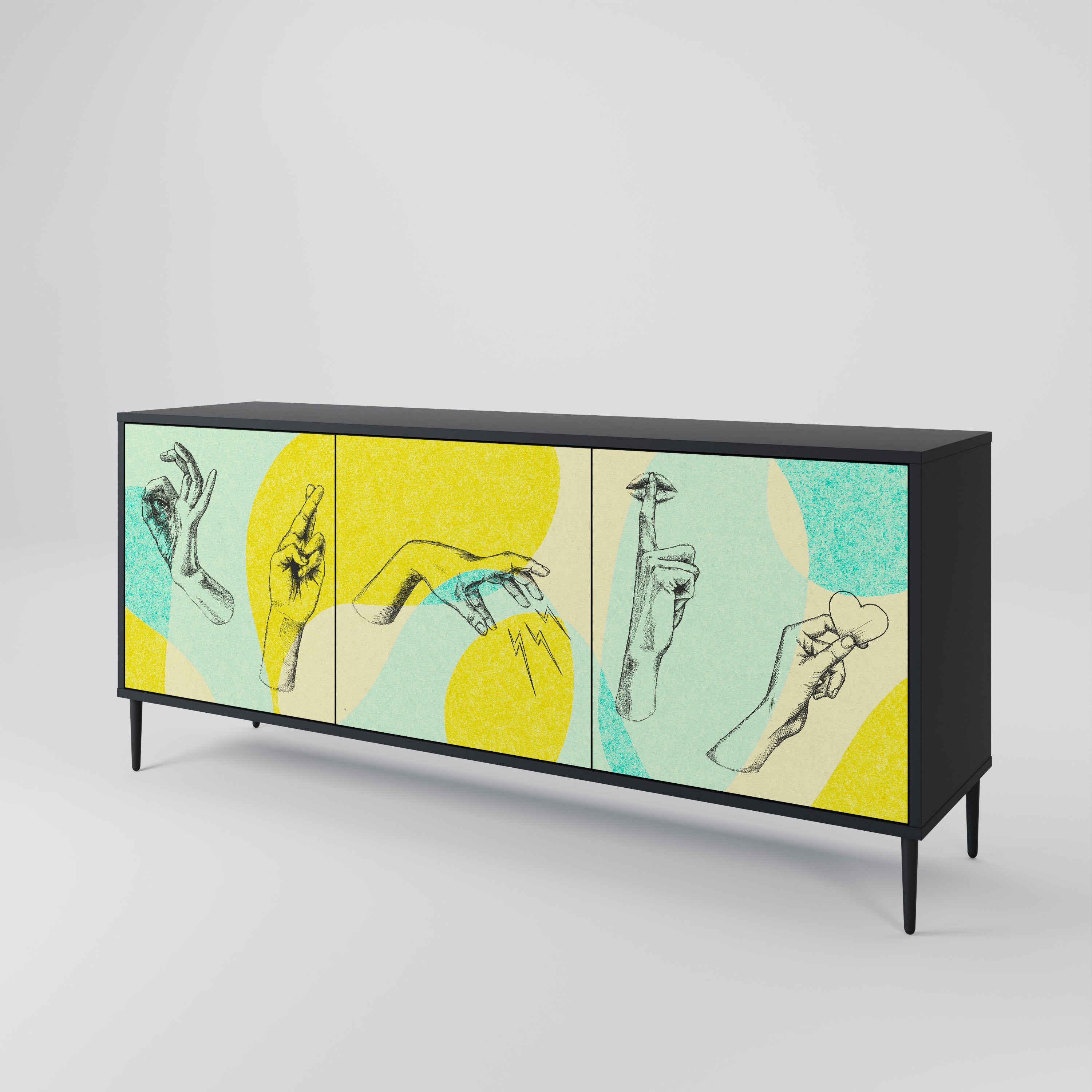 BODY LANGUAGE Μπουφές 3-θυρών