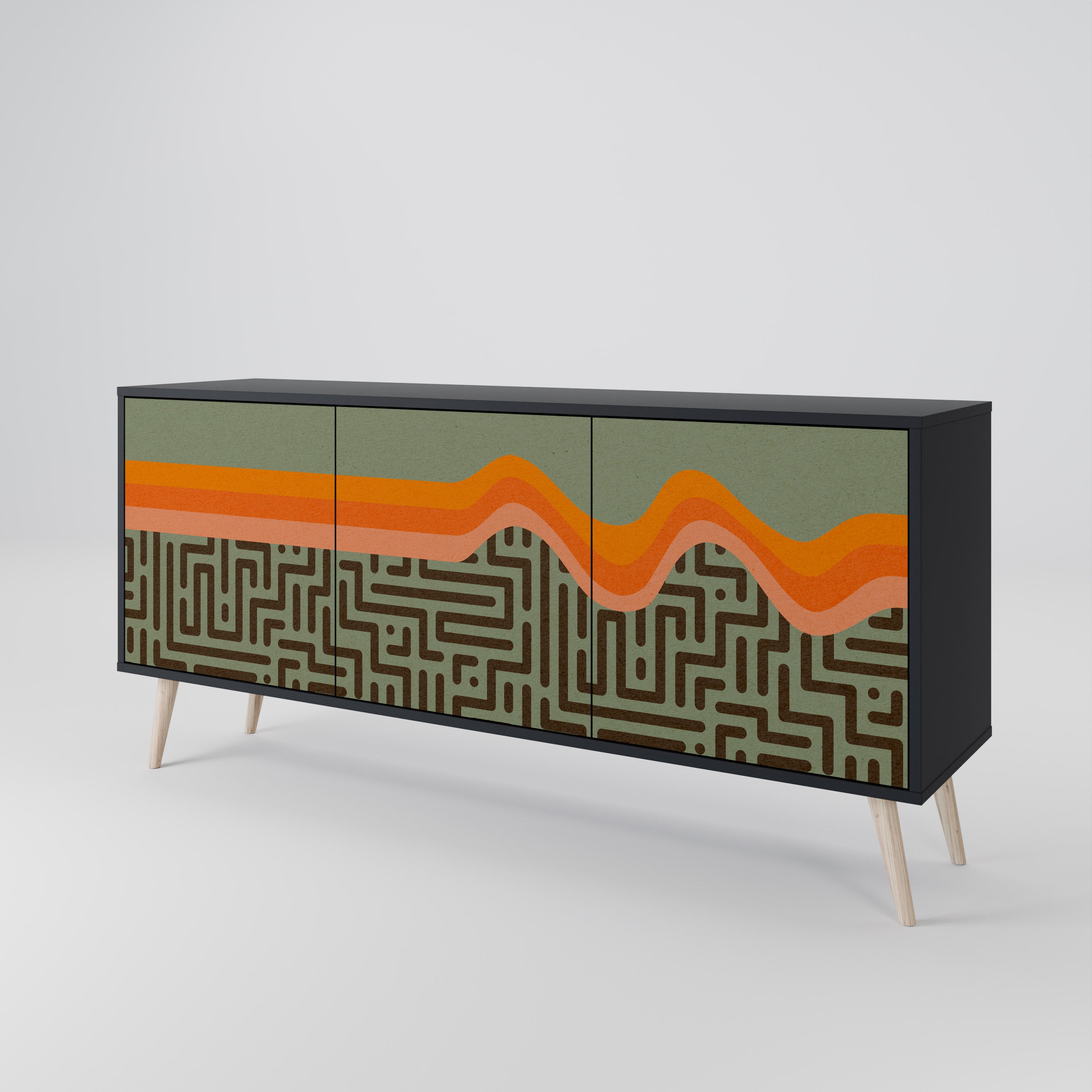 SIMPLE SOLUTIONS 3-Door Sideboard