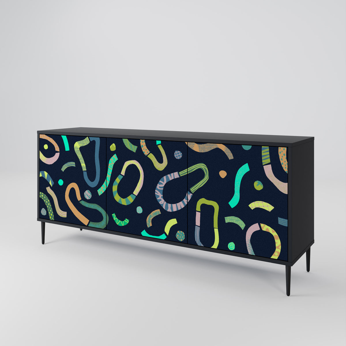 CONTRAST DANCE 3-Door Sideboard