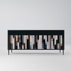 COLLAGE OF RECTANGLES 3-Door Sideboard