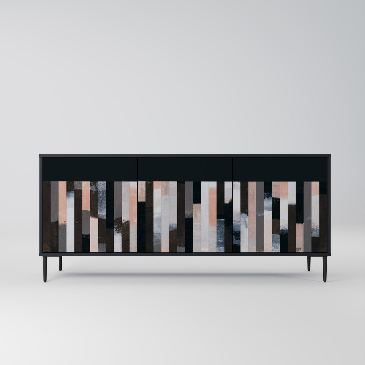 COLLAGE OF RECTANGLES Μπουφές 3-θυρών