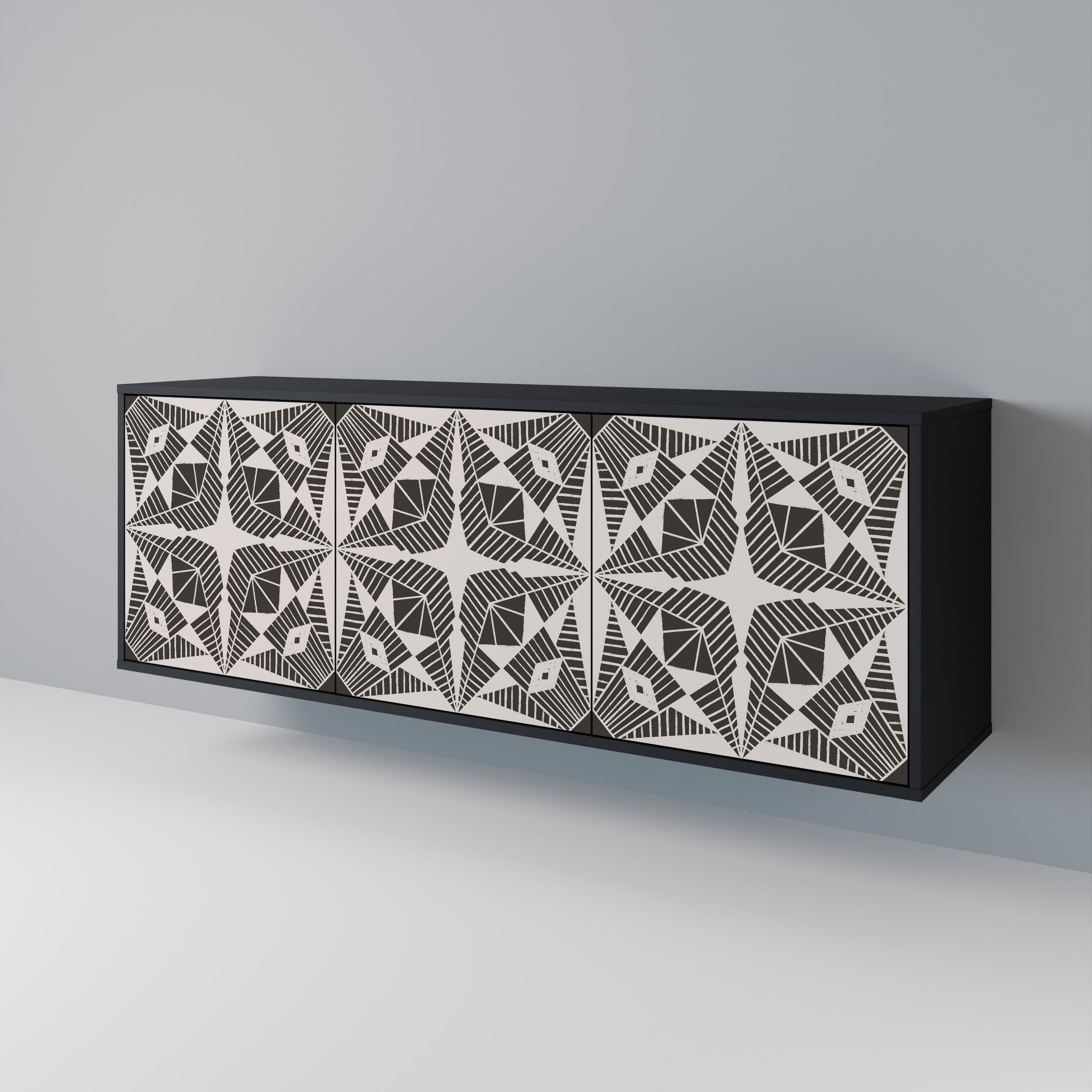 MONOCHROME NEXUS Μπουφές 3-θυρών