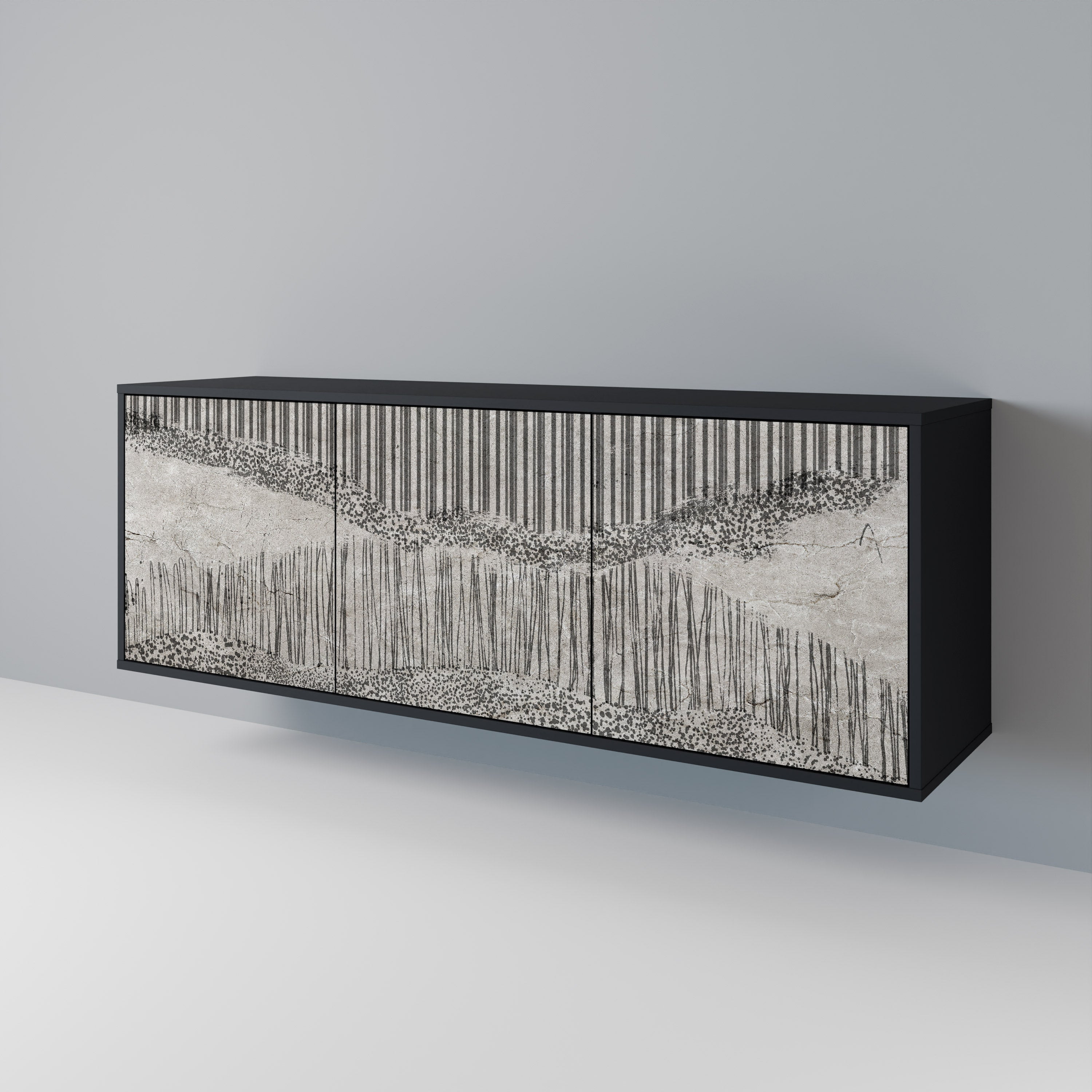 GRAIN LINES Μπουφές 3-θυρών