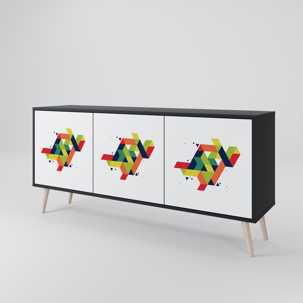 FUTURE SIGN 3-Door Sideboard