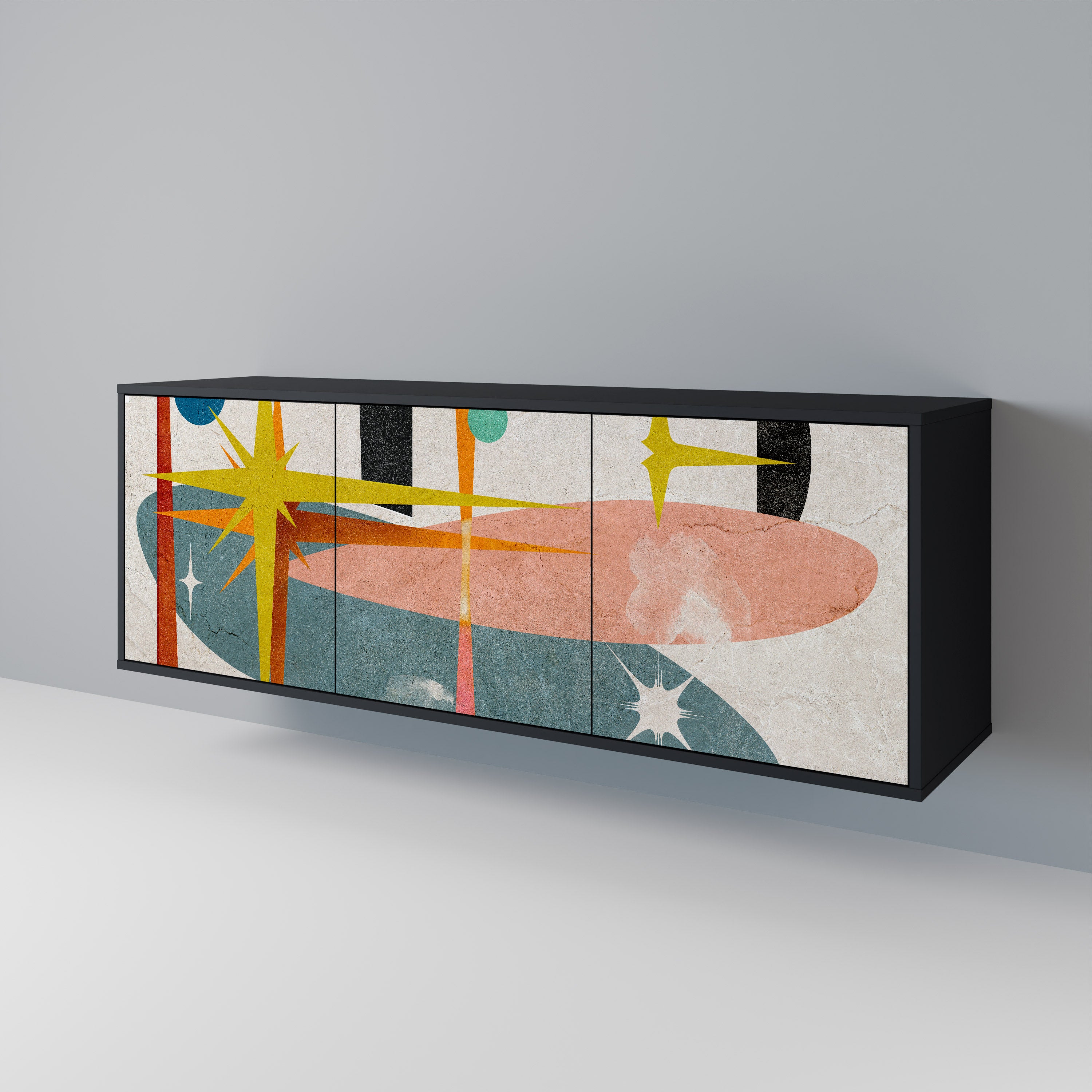 INTERSTELLAR VIBES Μπουφές 3-θυρών