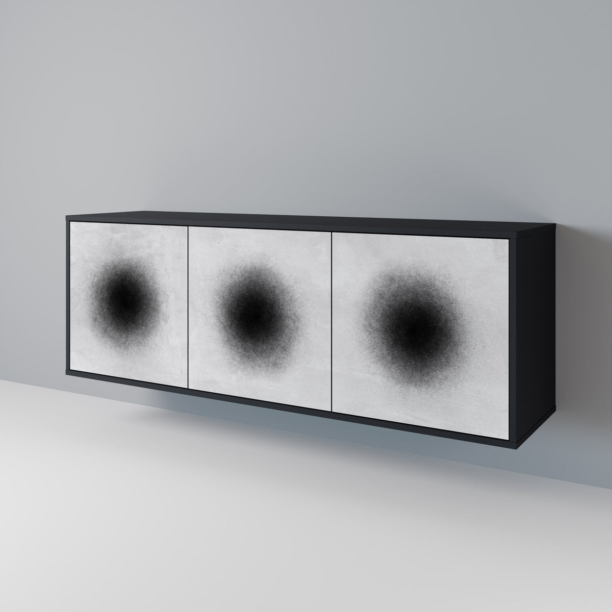 BLACK HOLE 3-Door Sideboard