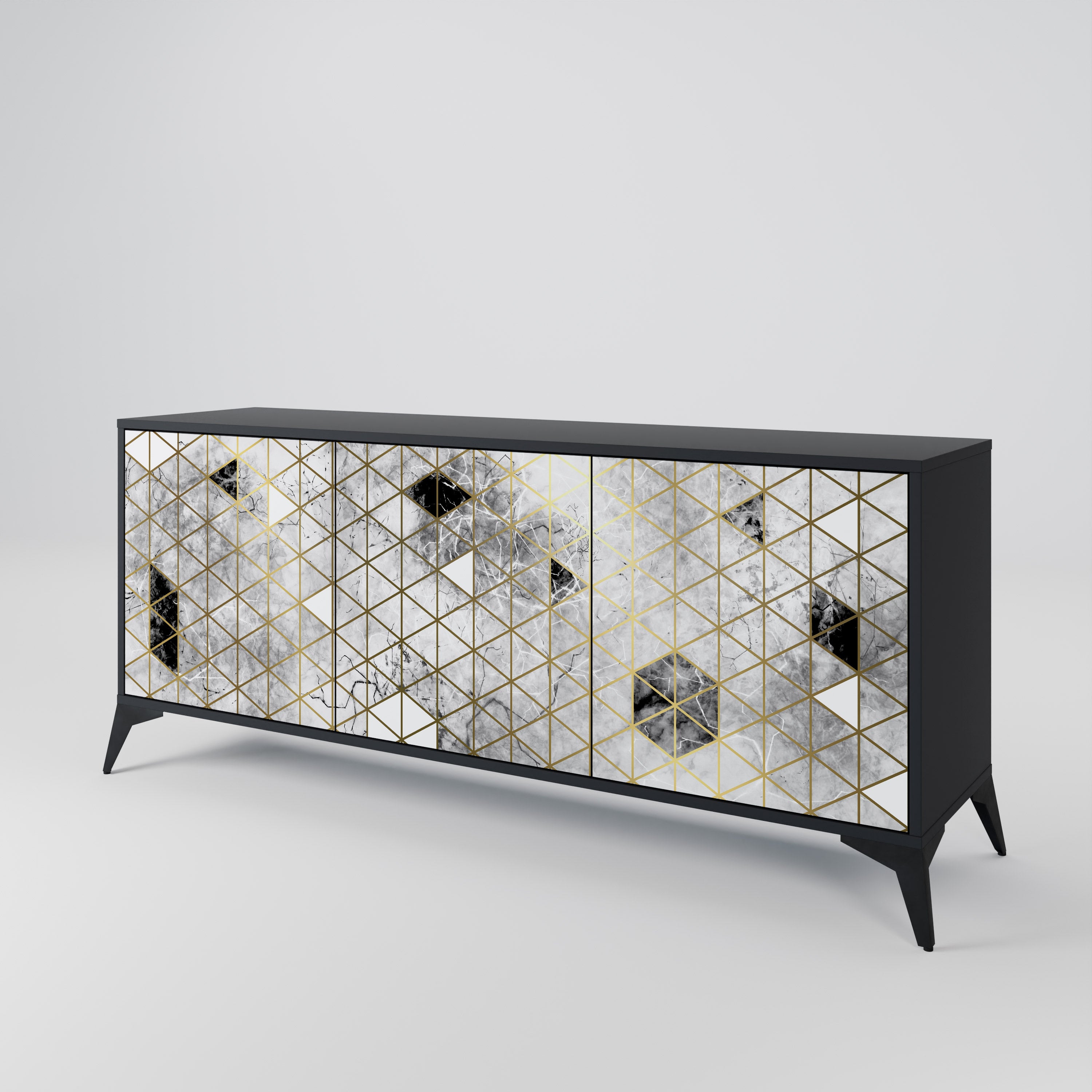 ASHEN ARIA 3-Door Sideboard